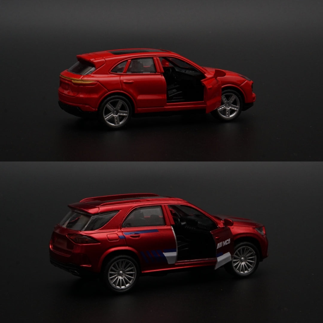 1:43 Porsche , Benz Diecast Combo - Kunju Vandi