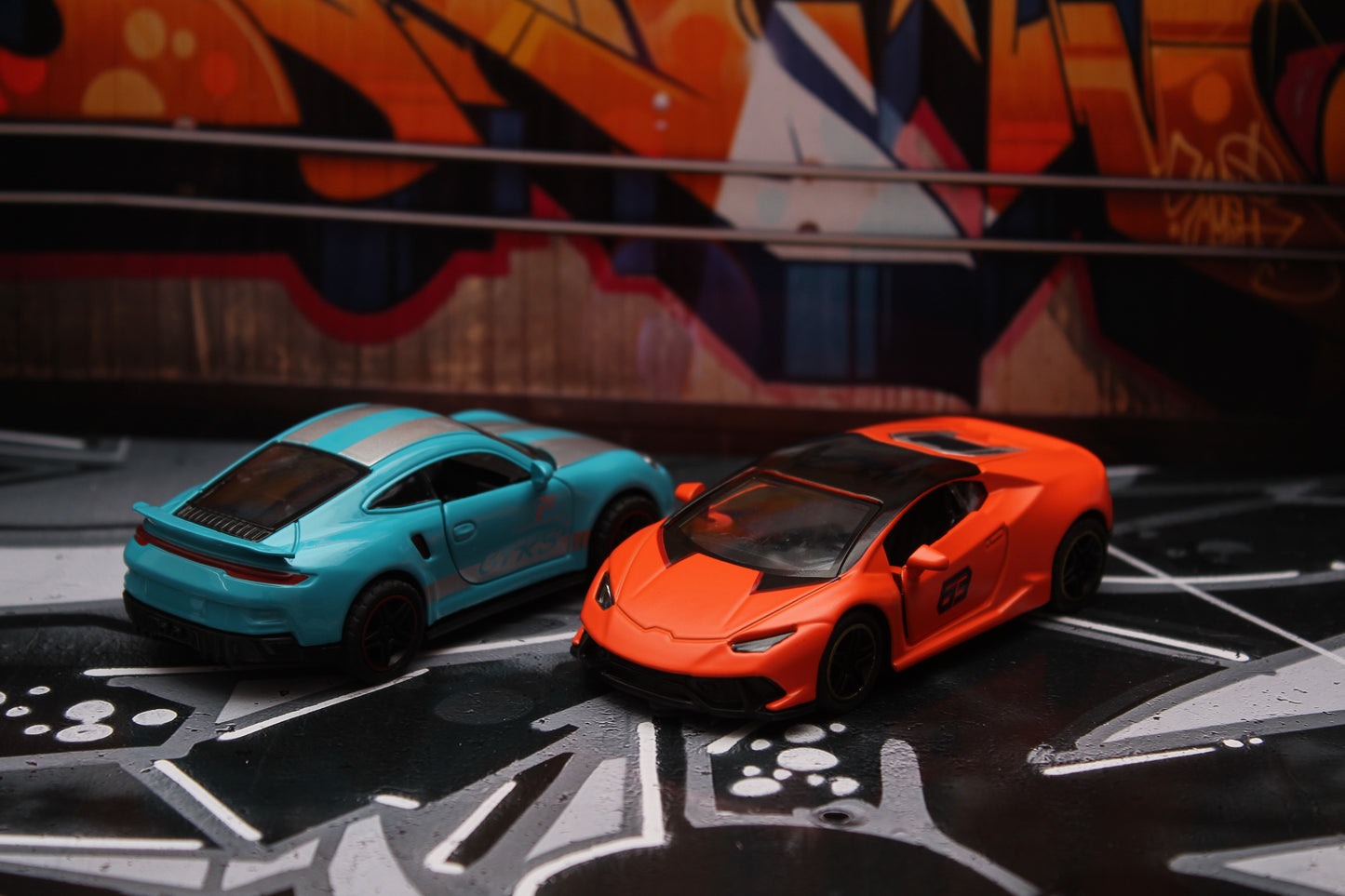 1:43 Porsche , Lambo Diecast Combo - Kunju Vandi