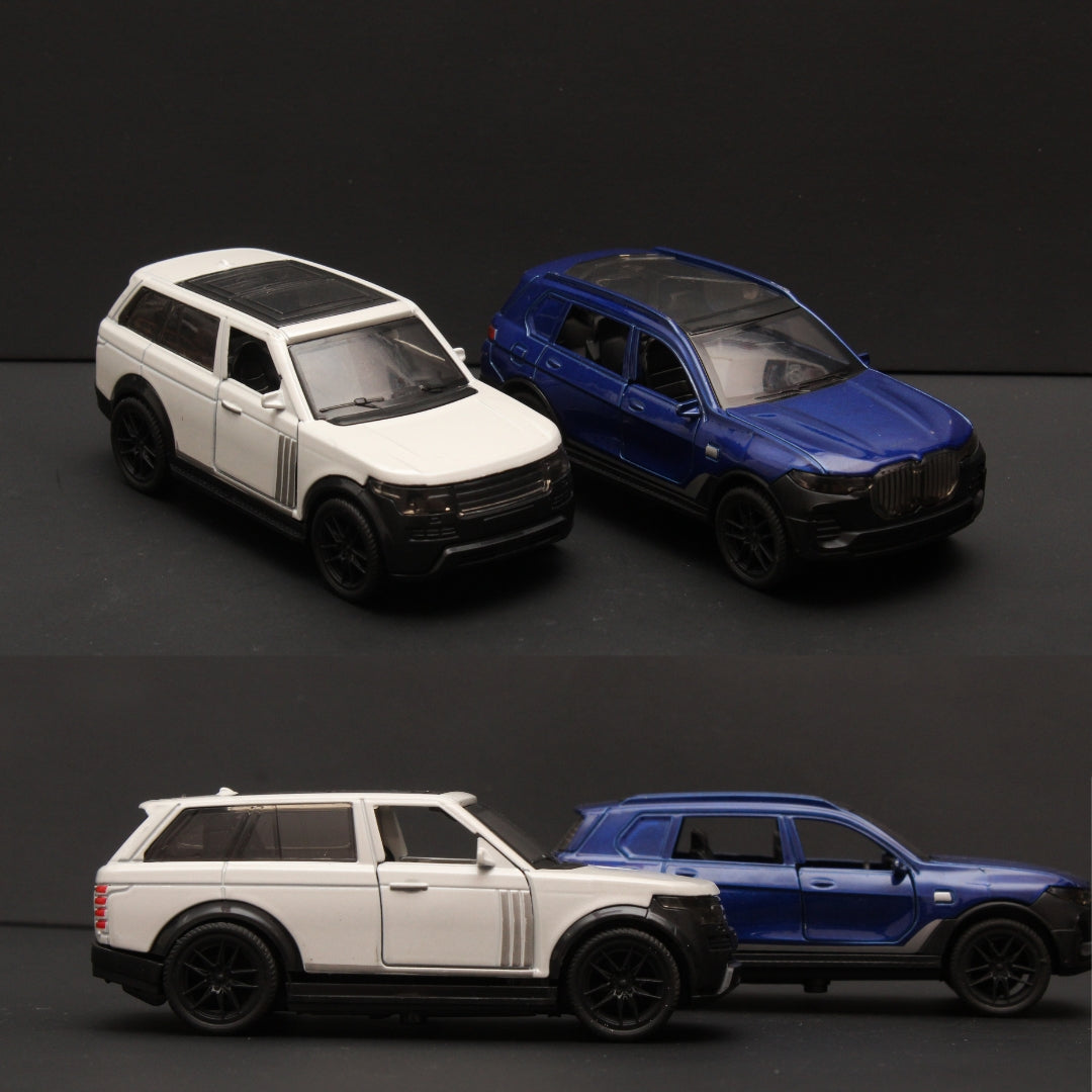 1:43 Range Rover , BMW Diecast Combo - Kunju Vandi