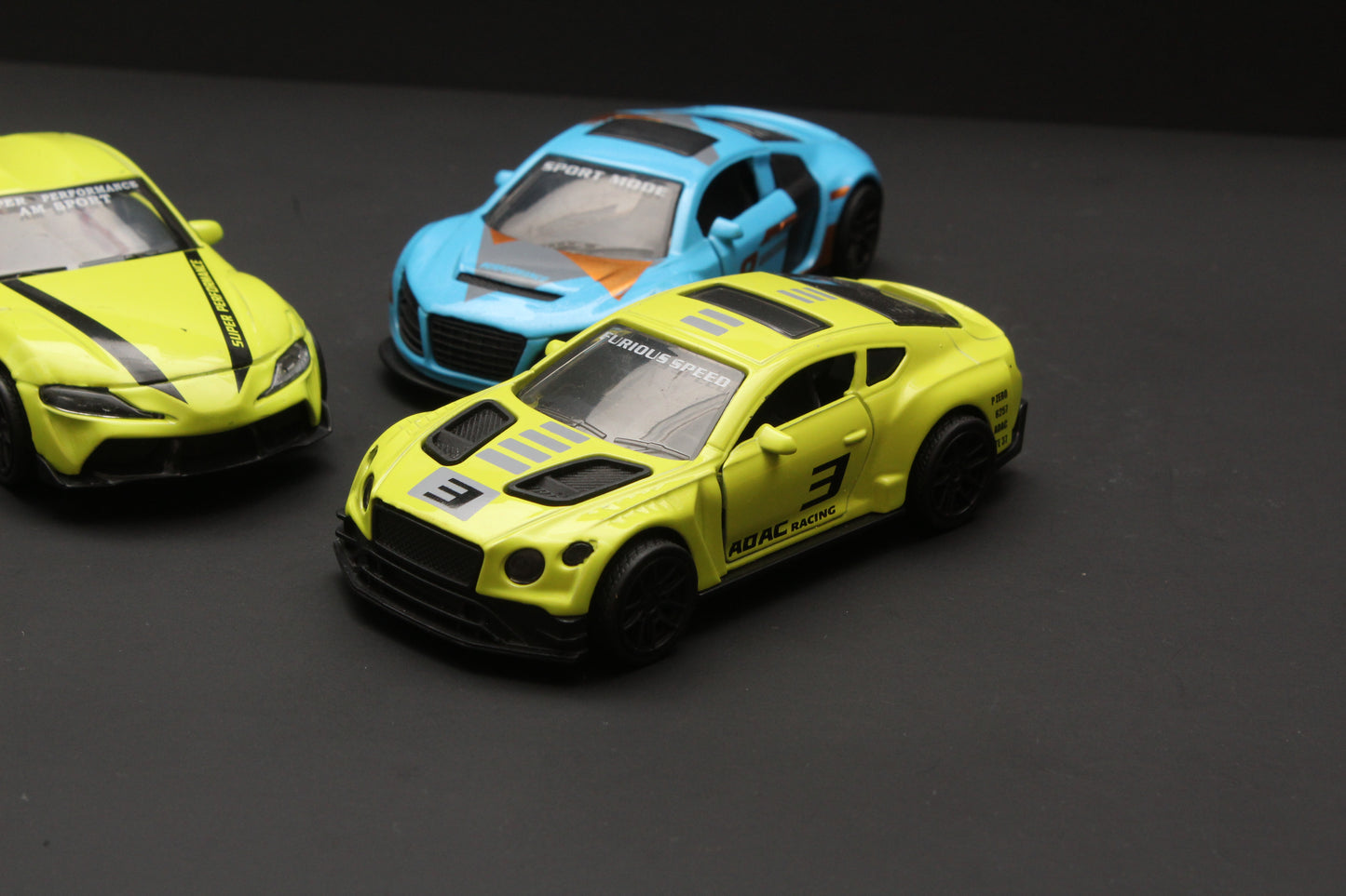 1:43 Supra , Audi , Bentley Diecast Combo - Kunju Vandi