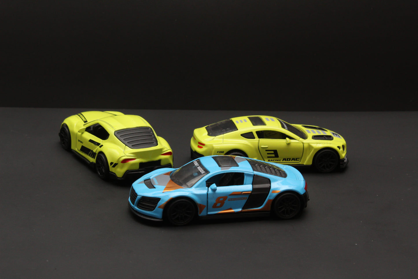 1:43 Supra , Audi , Bentley Diecast Combo - Kunju Vandi