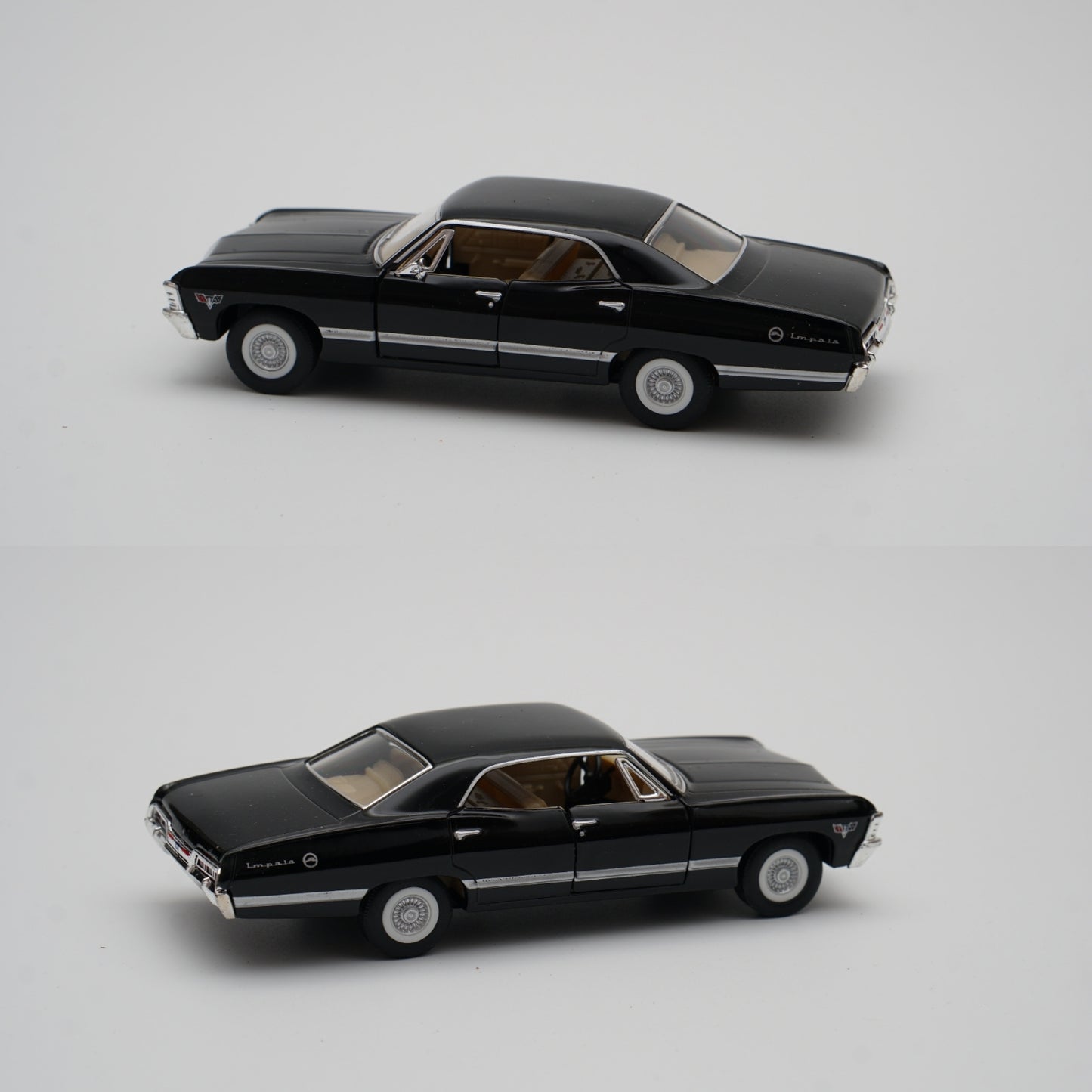 1:43 kinsmart 1967 Chevrolet Impala (Black) - Kunju Vandi