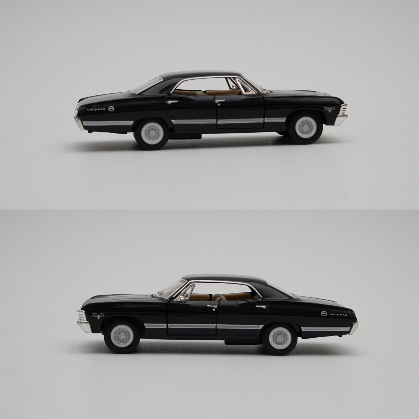 1:43 kinsmart 1967 Chevrolet Impala (Black) - Kunju Vandi