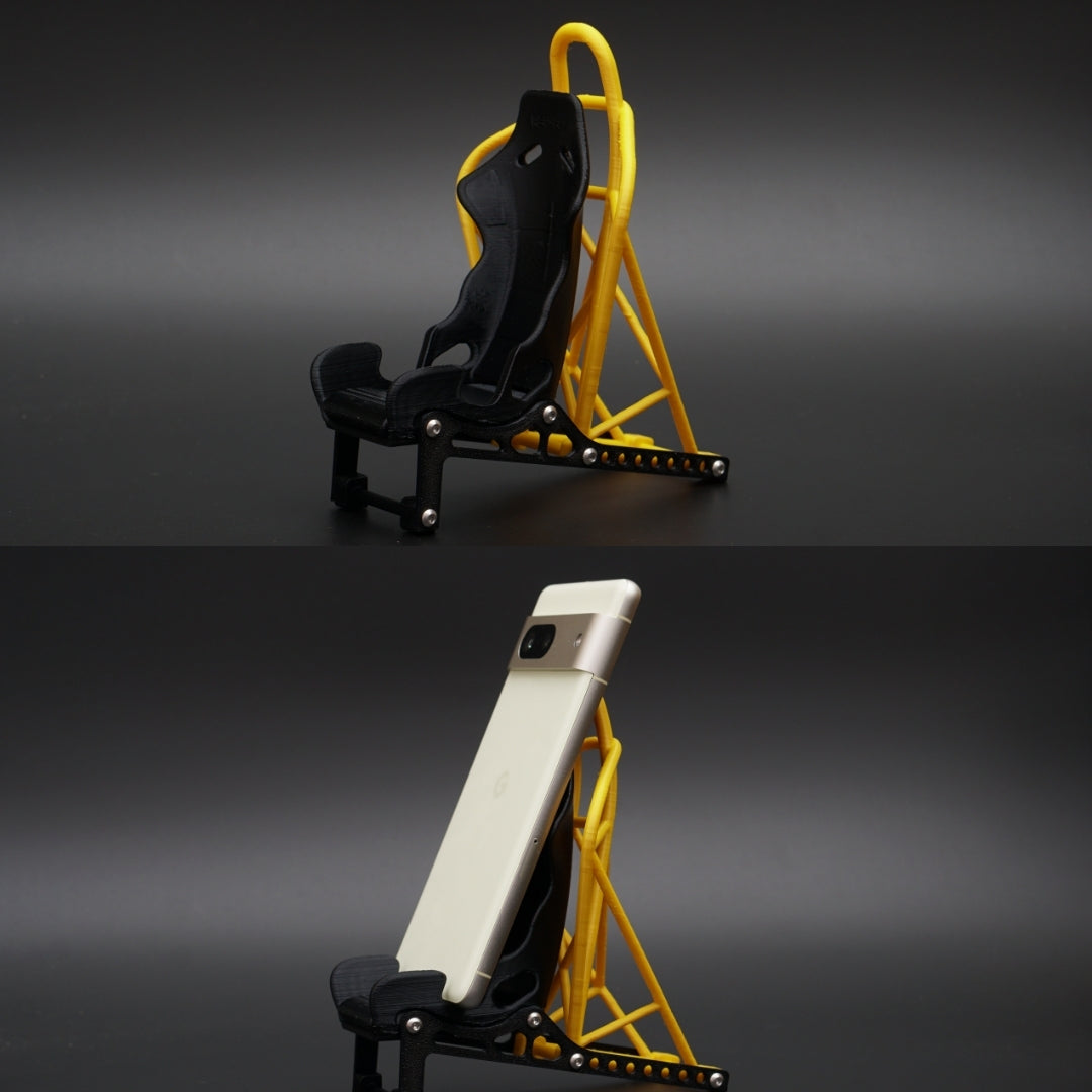 Phone Holder for Car Enthusiasts, With Vertical Charging Support - Kunju Vandi