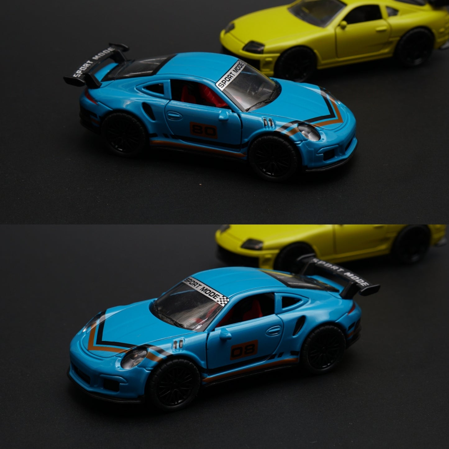 1:36 Supra , Porsche Diecast Combo - Kunju Vandi