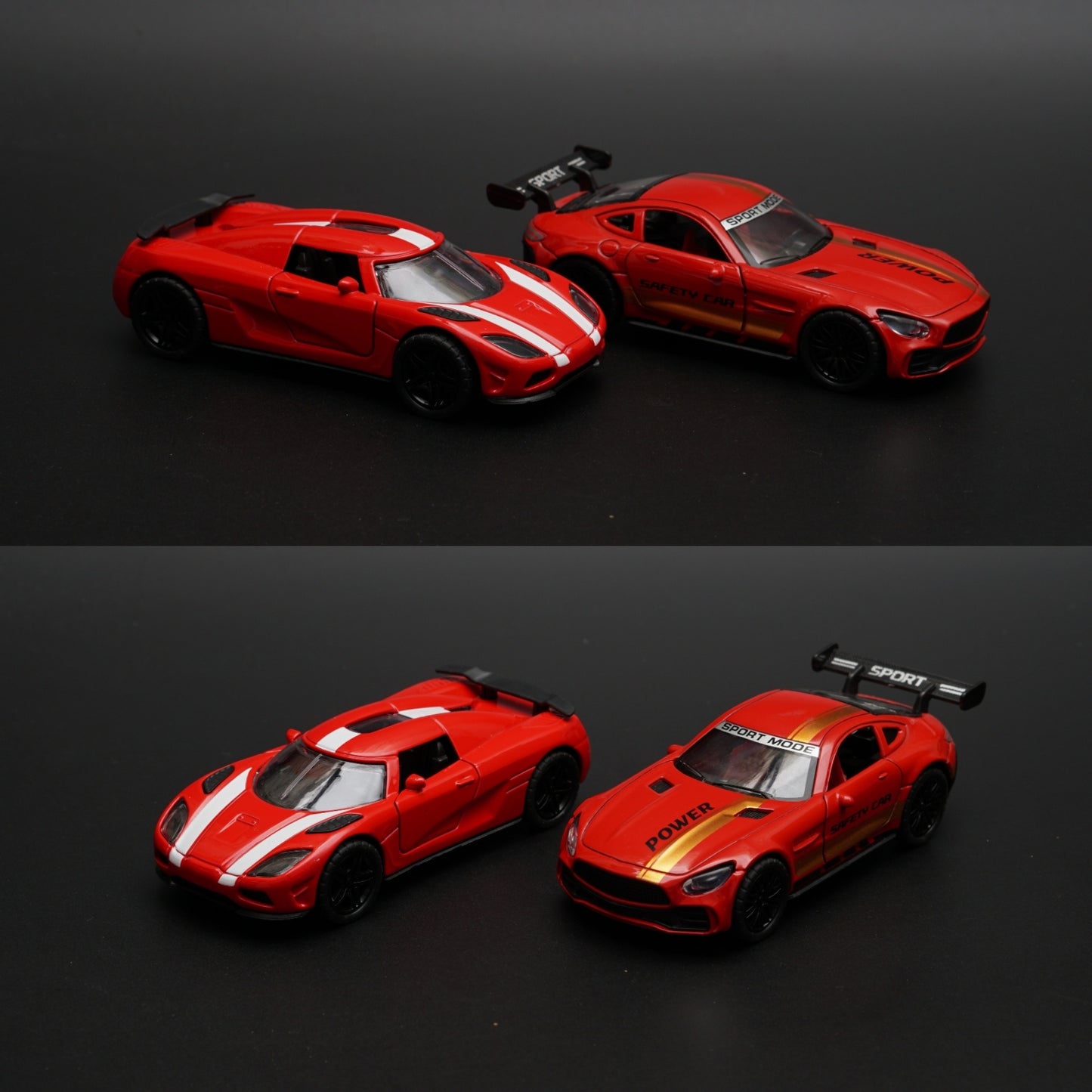 1:36 Koenigsegg Agera , AMG GT Diecast Combo - Kunju Vandi