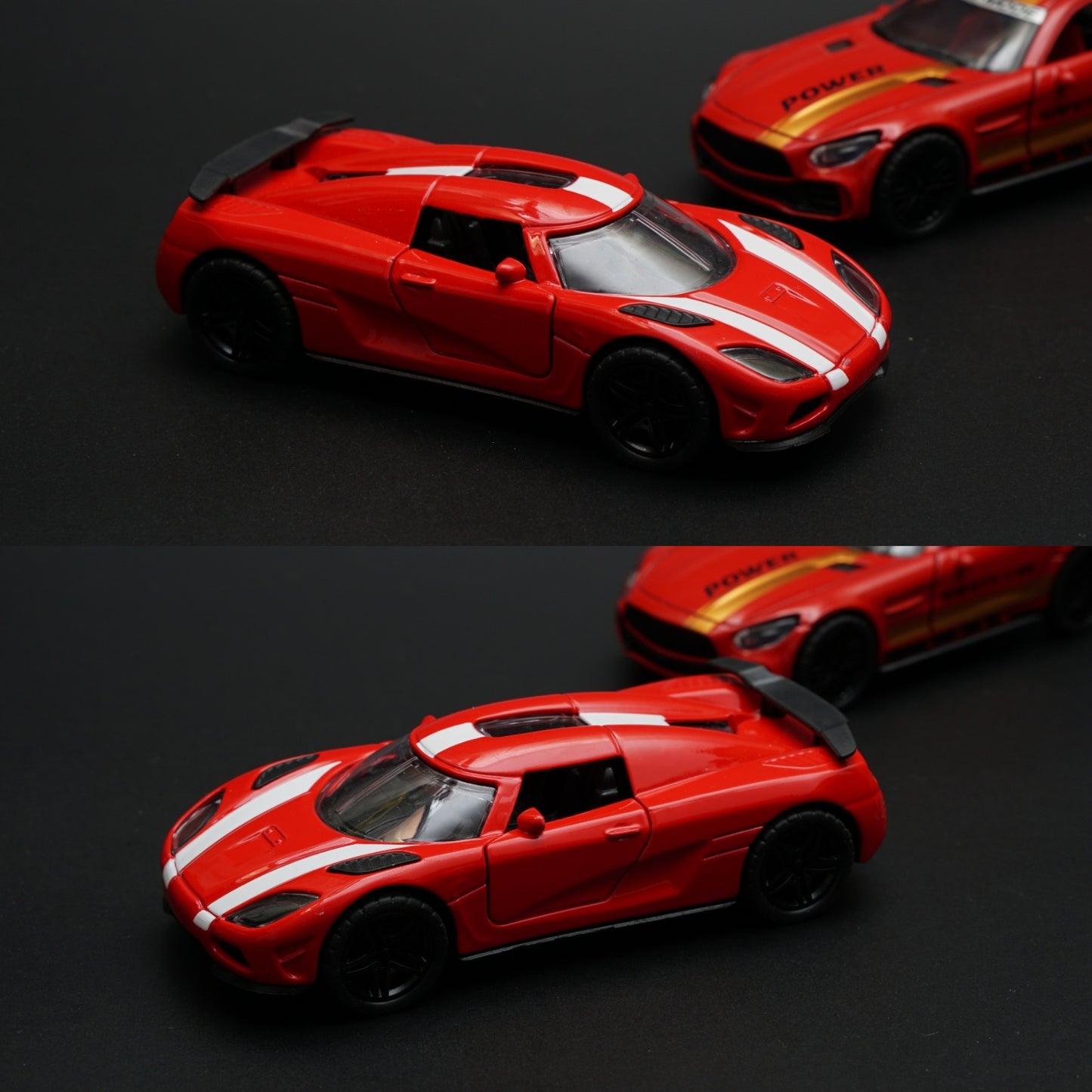 1:36 Koenigsegg Agera , AMG GT Diecast Combo - Kunju Vandi