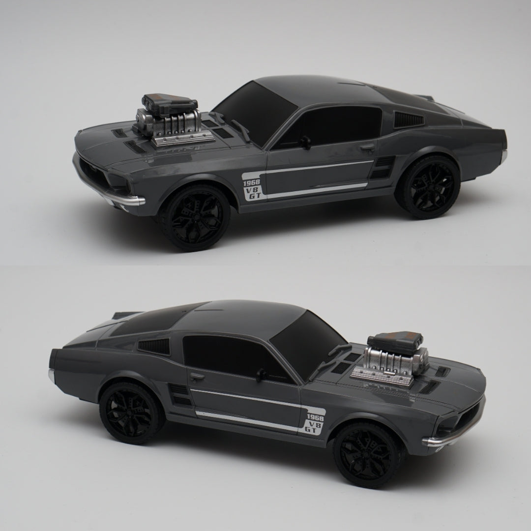 1:24 Mustang 1968 Remote control, Grey