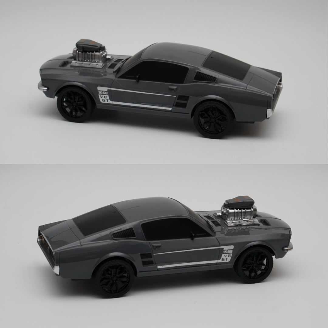 1:24 Mustang 1968 Remote control, Grey