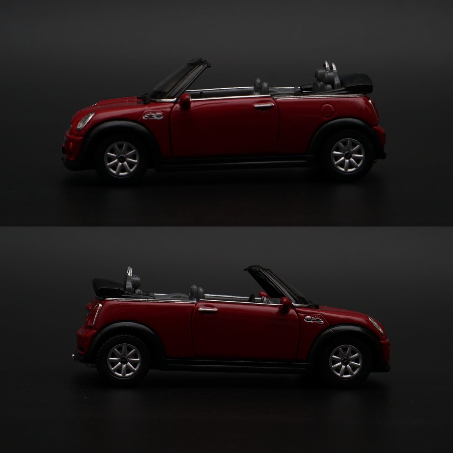 1:28 kinsmart Mini Cooper S Convertible (Red) - Kunju Vandi
