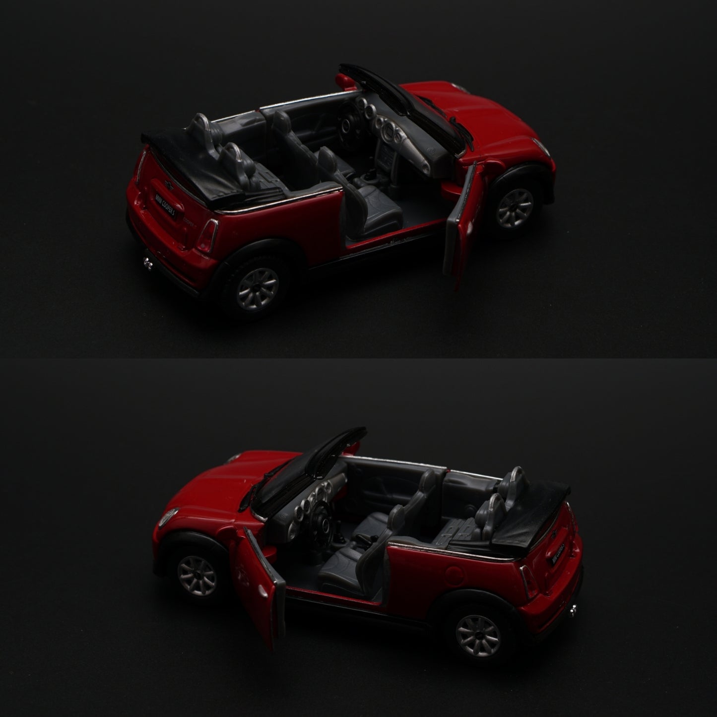 1:28 kinsmart Mini Cooper S Convertible (Red) - Kunju Vandi