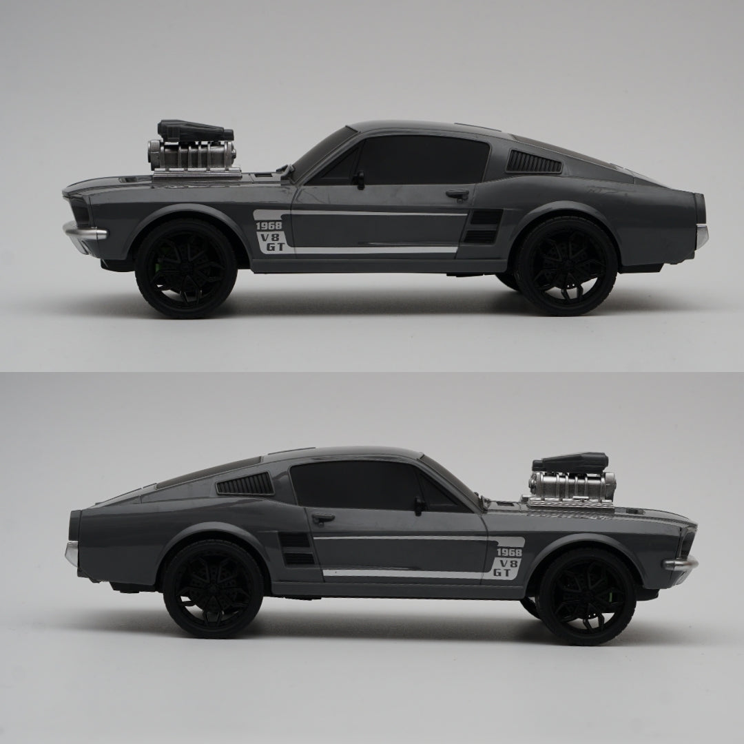 1:24 Mustang 1968 Remote control, Grey