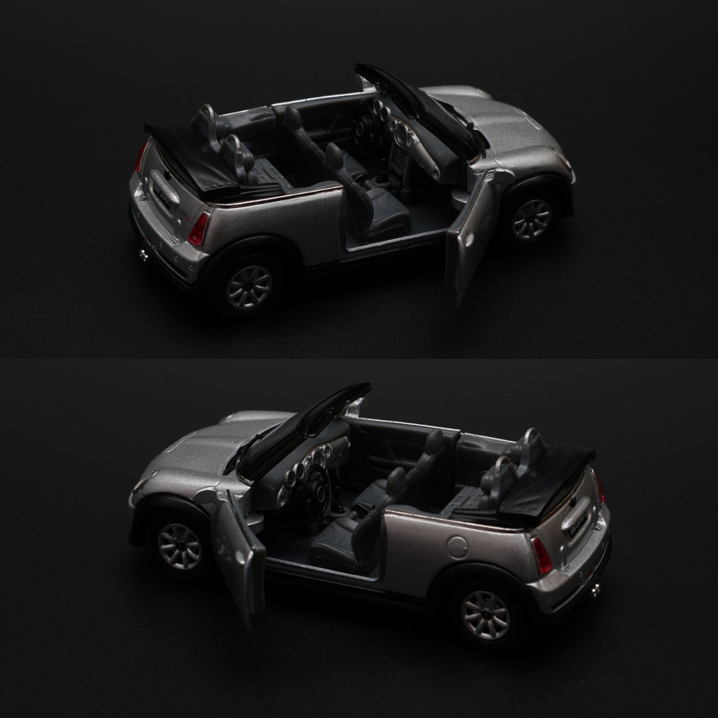 1:28 kinsmart Mini Cooper S Convertible (Grey) - Kunju Vandi