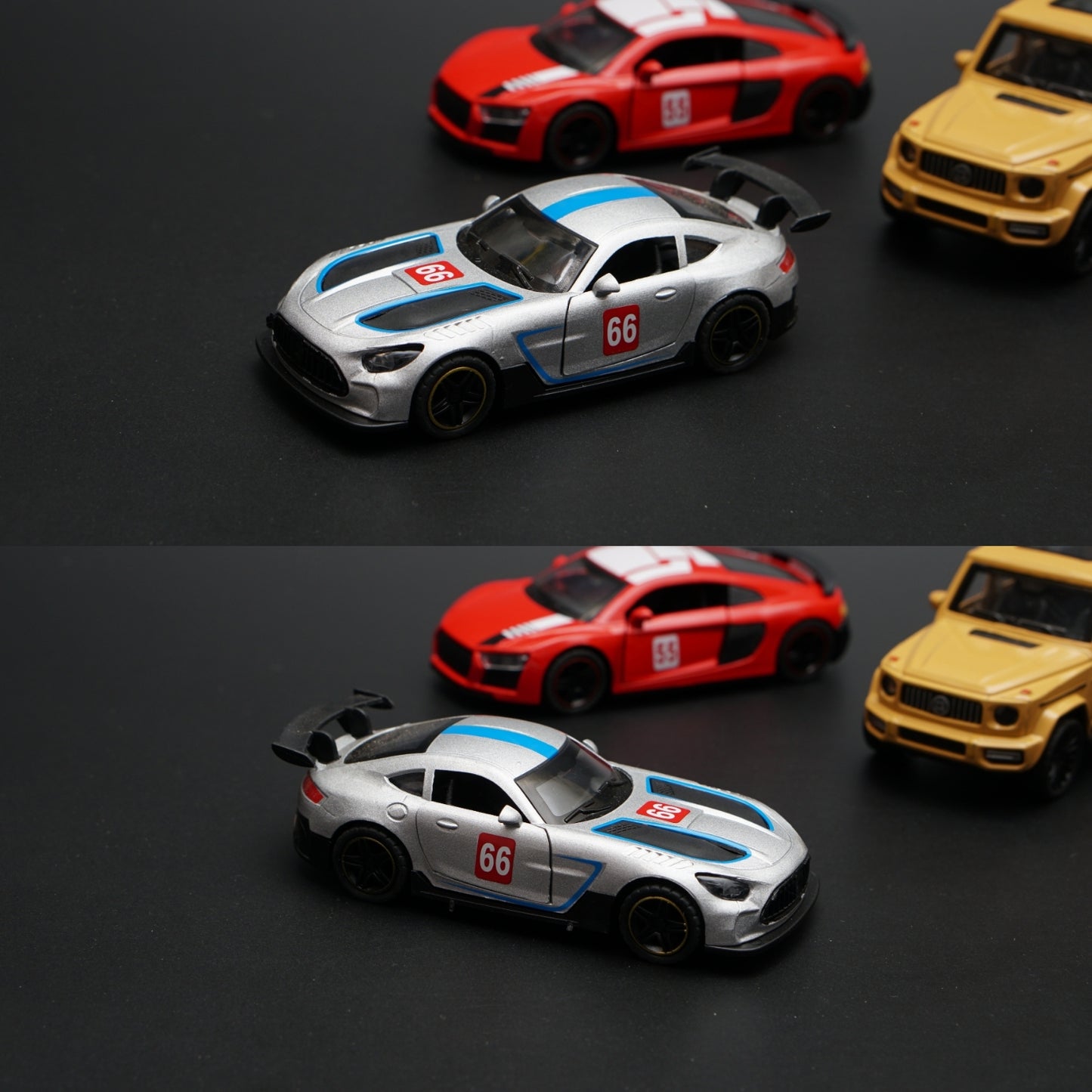 1:43 Gwagon , AMG GT, Audi Diecast Combo -  Kunju Vandi