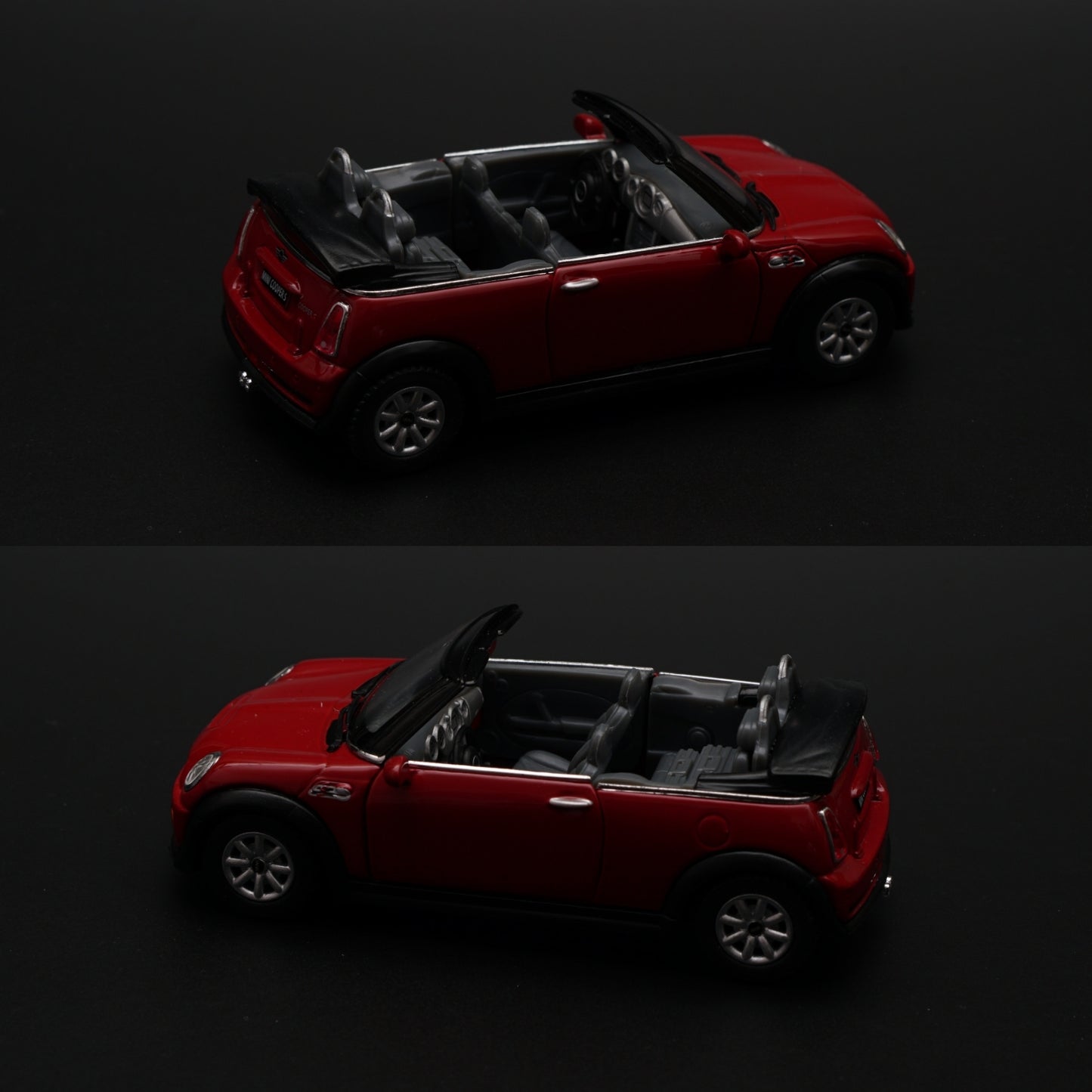 1:28 kinsmart Mini Cooper S Convertible (Red) - Kunju Vandi