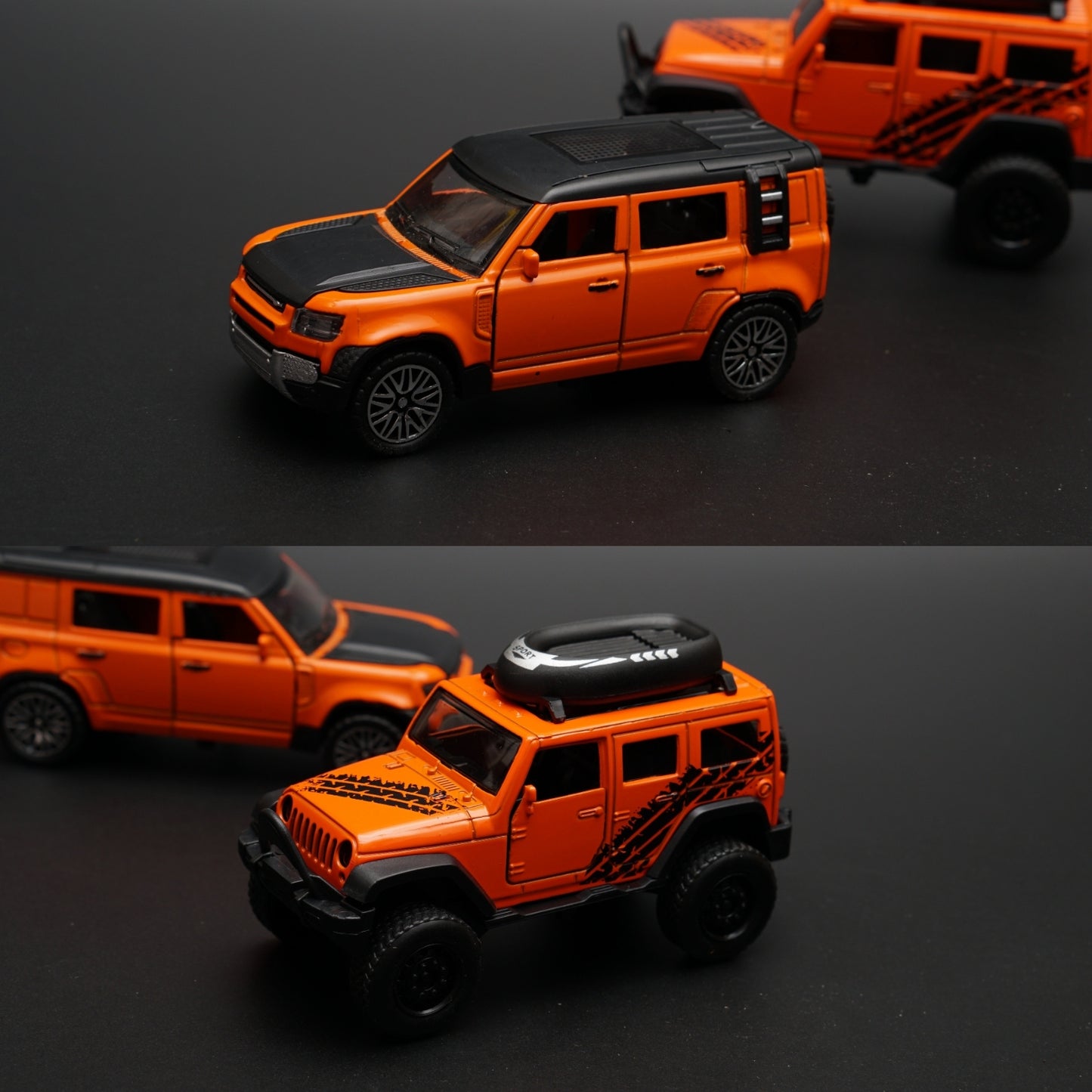 1:36 Jeep , Defender Diecast Combo - Kunju Vandi
