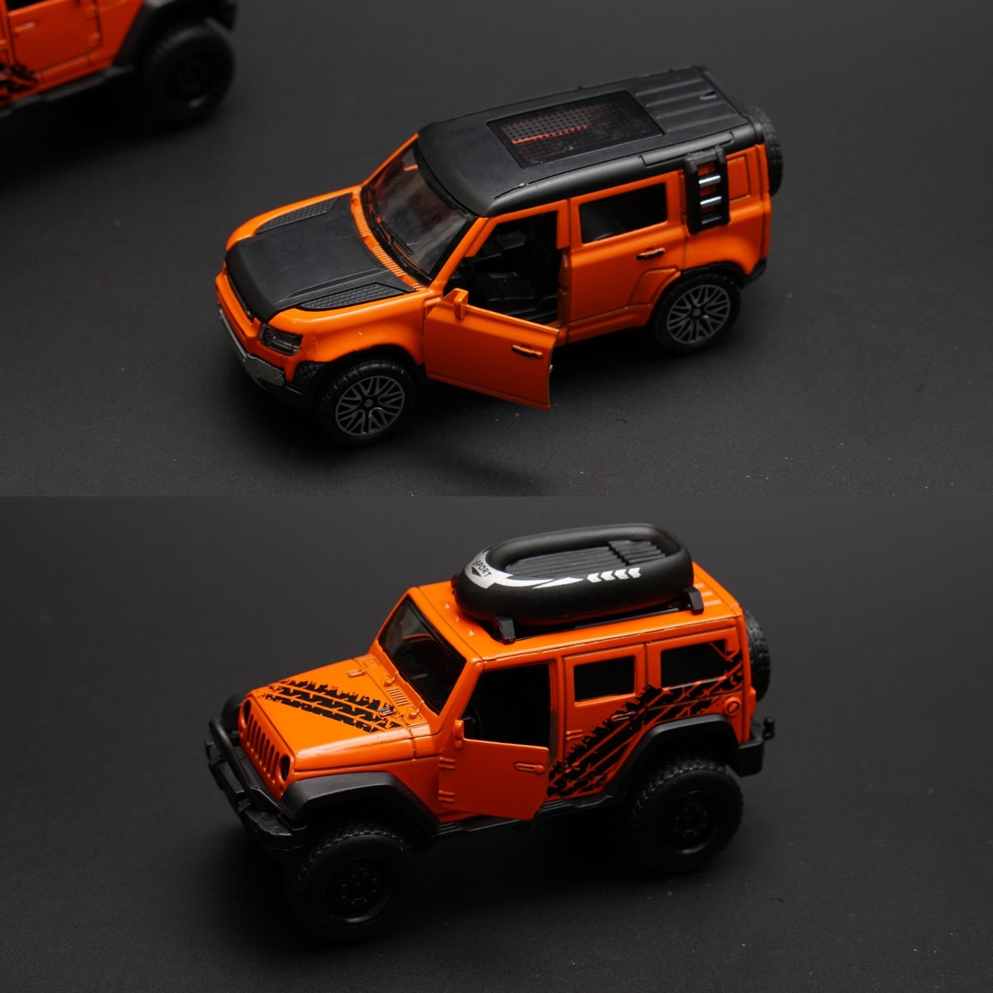 1:36 Jeep , Defender Diecast Combo - Kunju Vandi