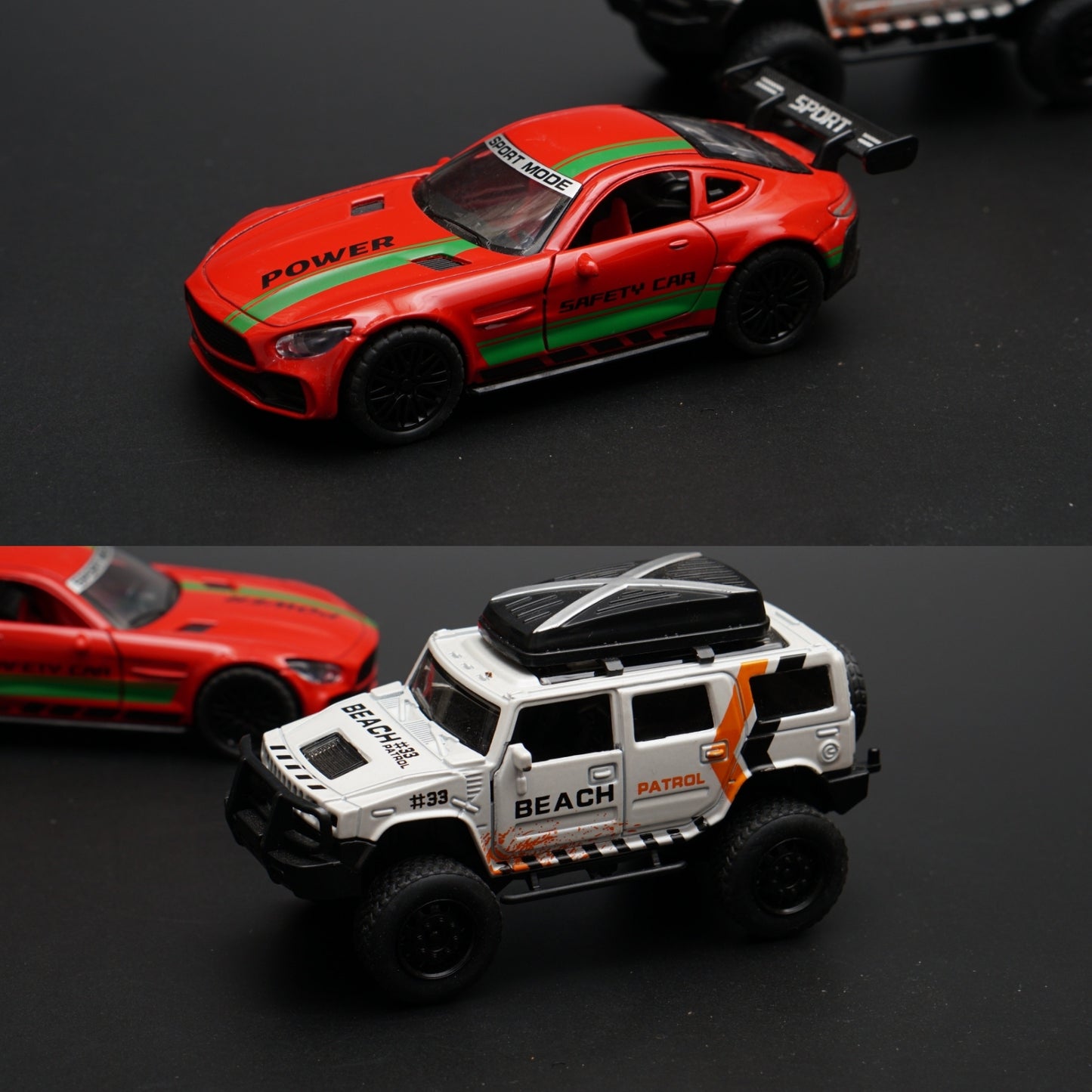 1:36 Hummer , AMG GT Diecast Combo - Kunju Vandi