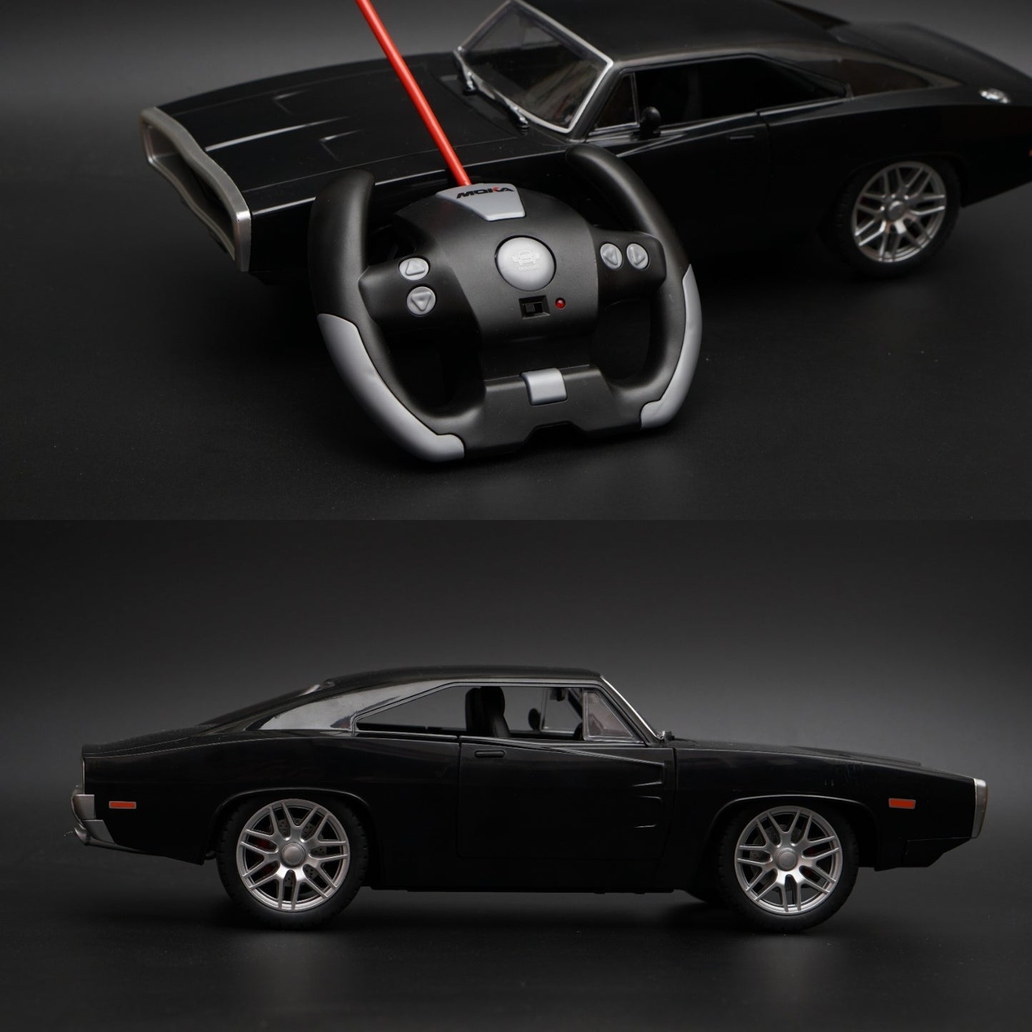 1:18 Dodge Charger Remote Controlled Toy Car - Kunju Vandi