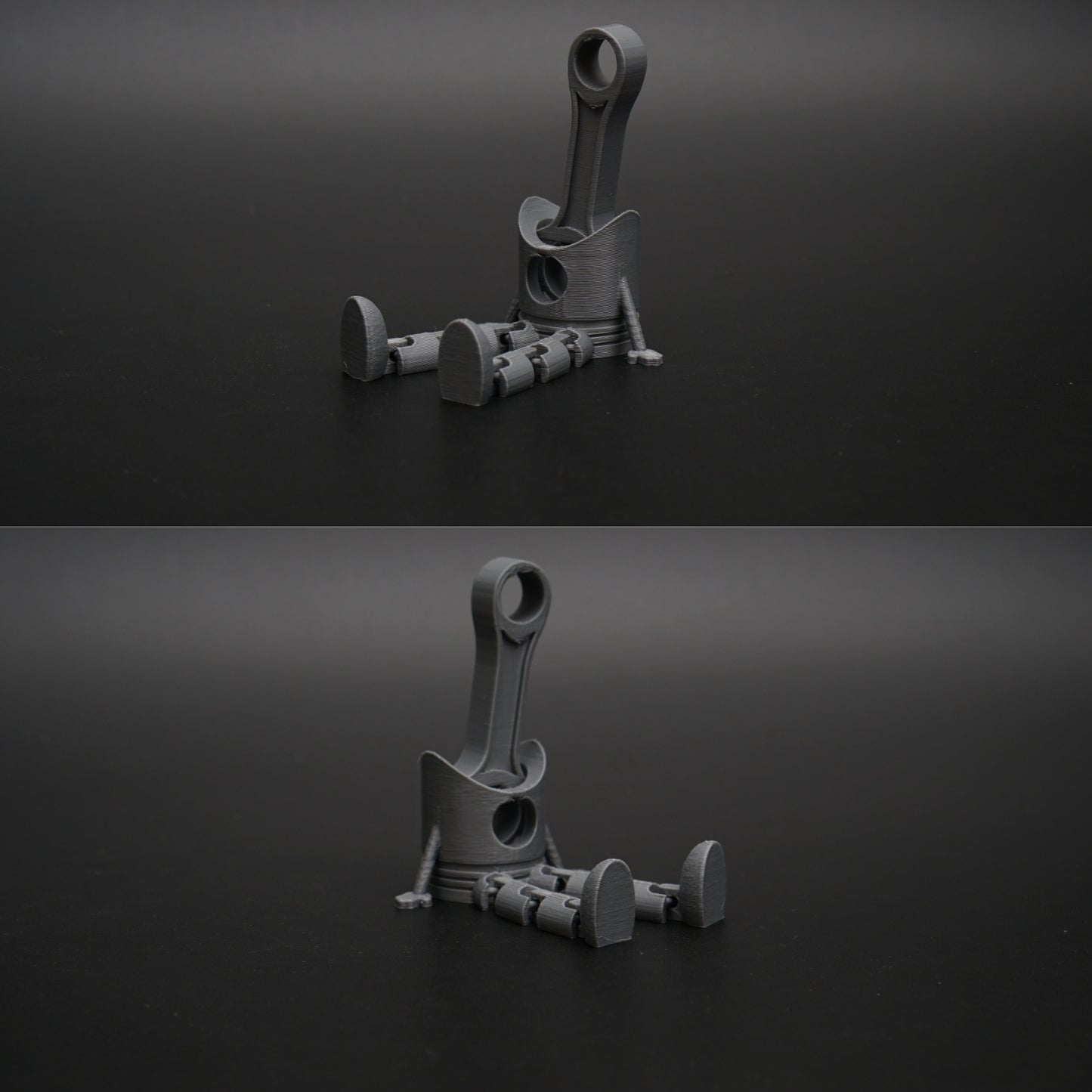 Articulated Piston For Any Space (Grey) - Kunju Vandi