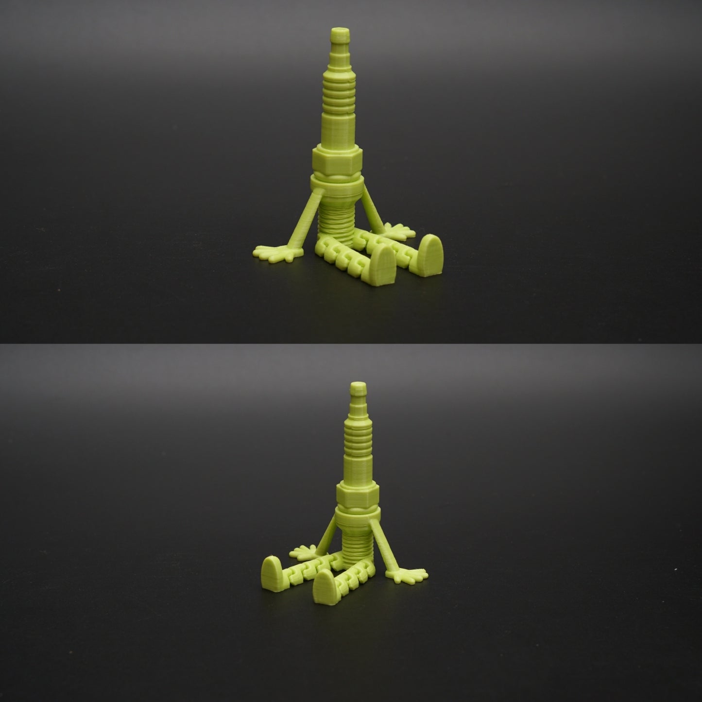 Articulated Spark Plug For Any Space (Green) - Kunju Vandi