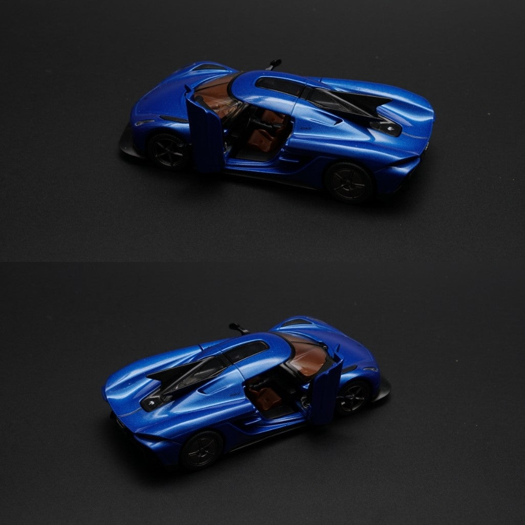 1:36 kinsmart Koenigsegg Jesko Absolut (Blue) - Kunju Vandi
