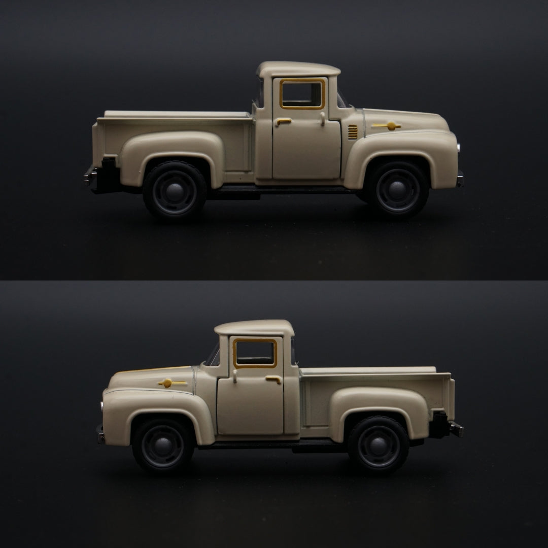 Ford Pickup Truck Diecast Ivory - Kunju Vandi