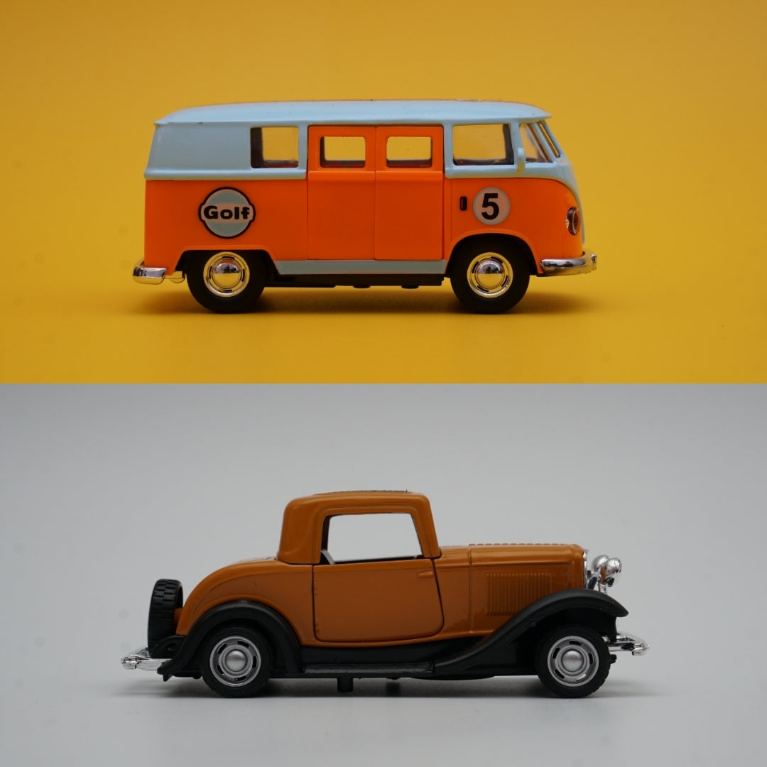 Ford , Volkswagen Classic Diecast Combo - Kunju Vandi