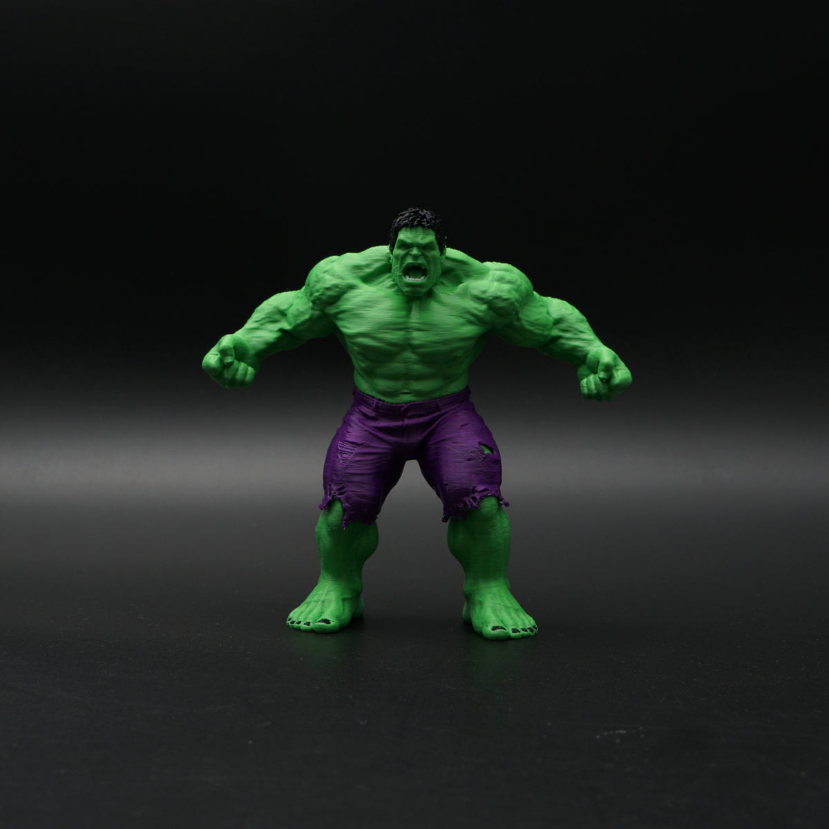 Green Colossus Statue | Roaring Battle Pose | 12cm Collectible Figure - Kunju Vandi