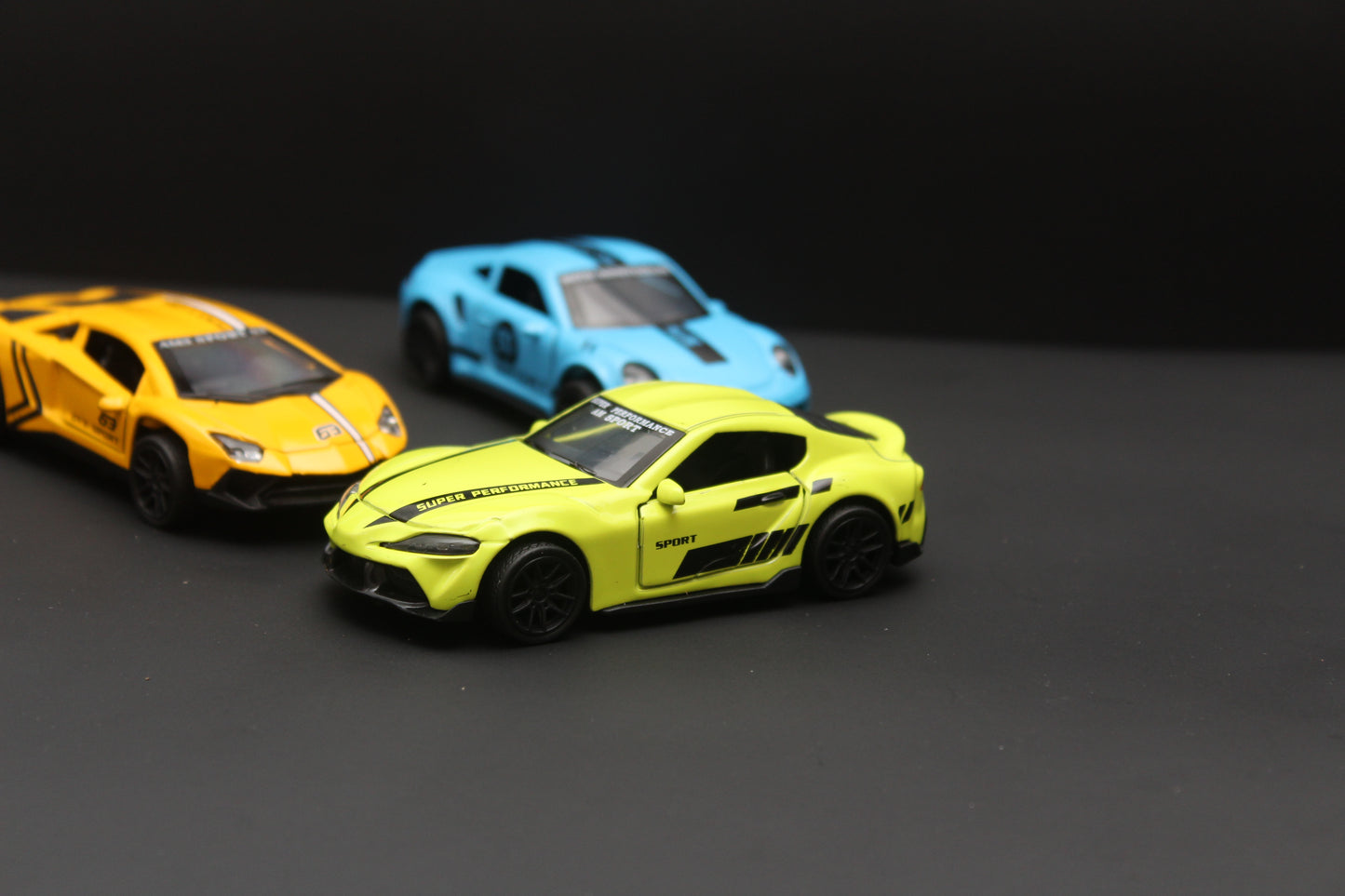 1:43 lambo , Supra , Porsche Diecast Combo - Kunju Vandi