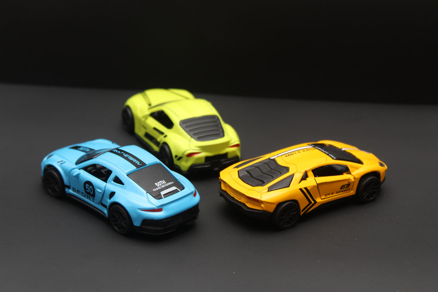 1:43 lambo , Supra , Porsche Diecast Combo - Kunju Vandi