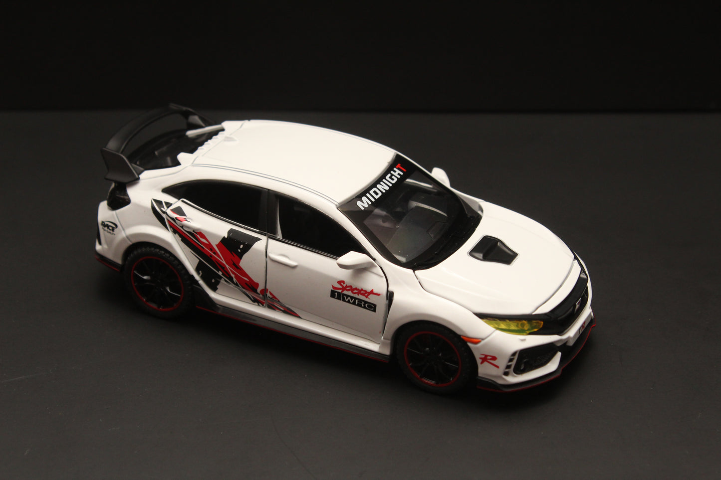 1:32 Honda Civic White Diecast - Kunju Vandi