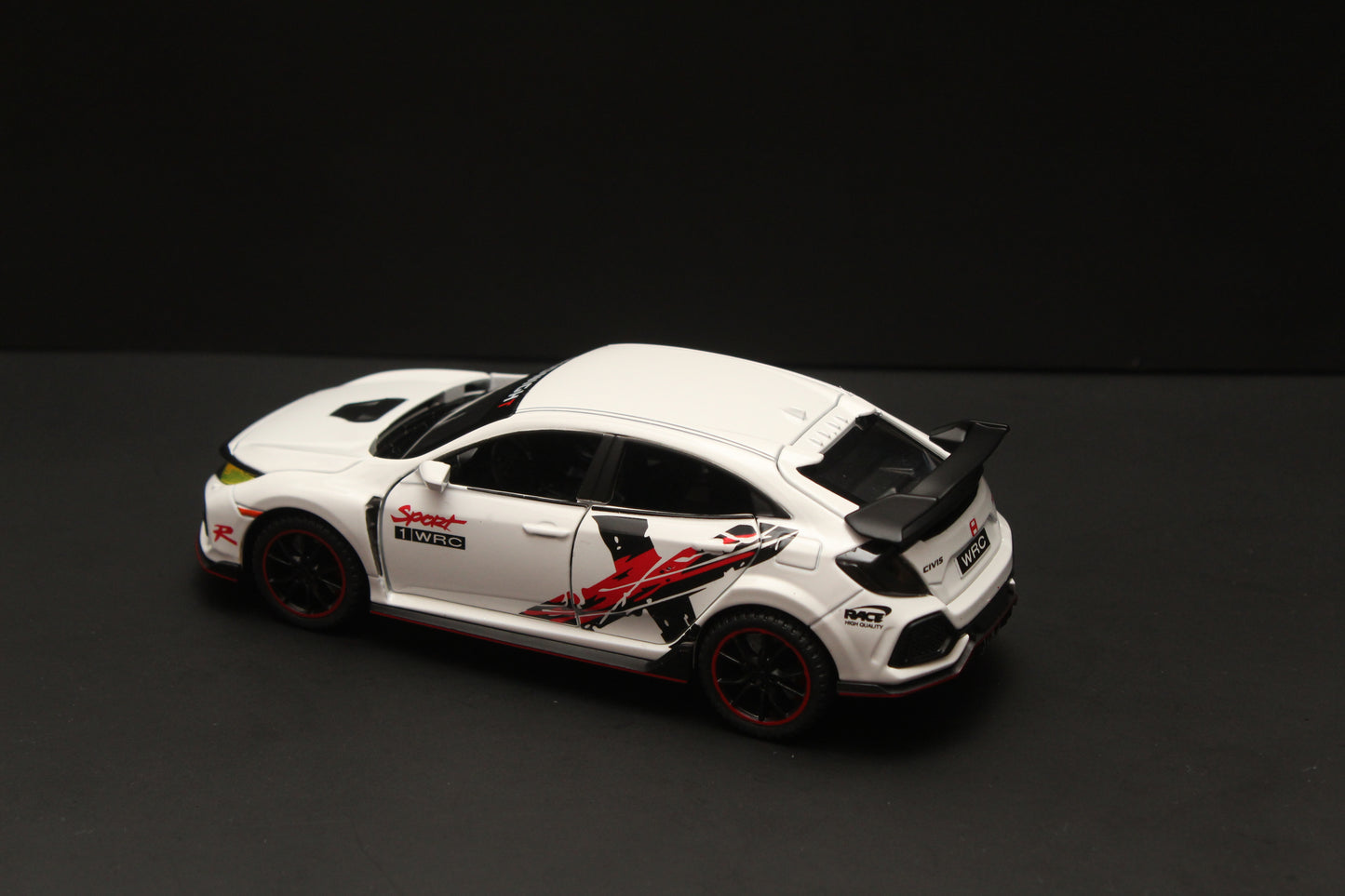 1:32 Honda Civic White Diecast - Kunju Vandi