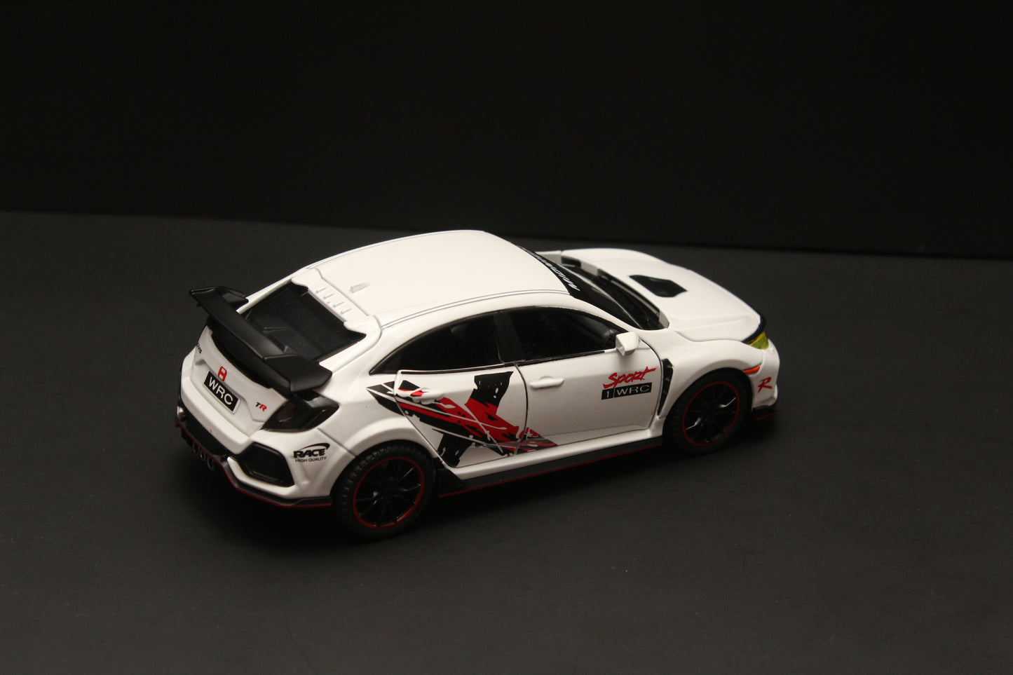 1:32 Honda Civic White Diecast - Kunju Vandi