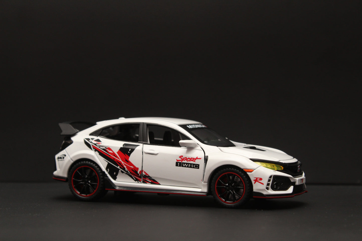 1:32 Honda Civic White Diecast - Kunju Vandi