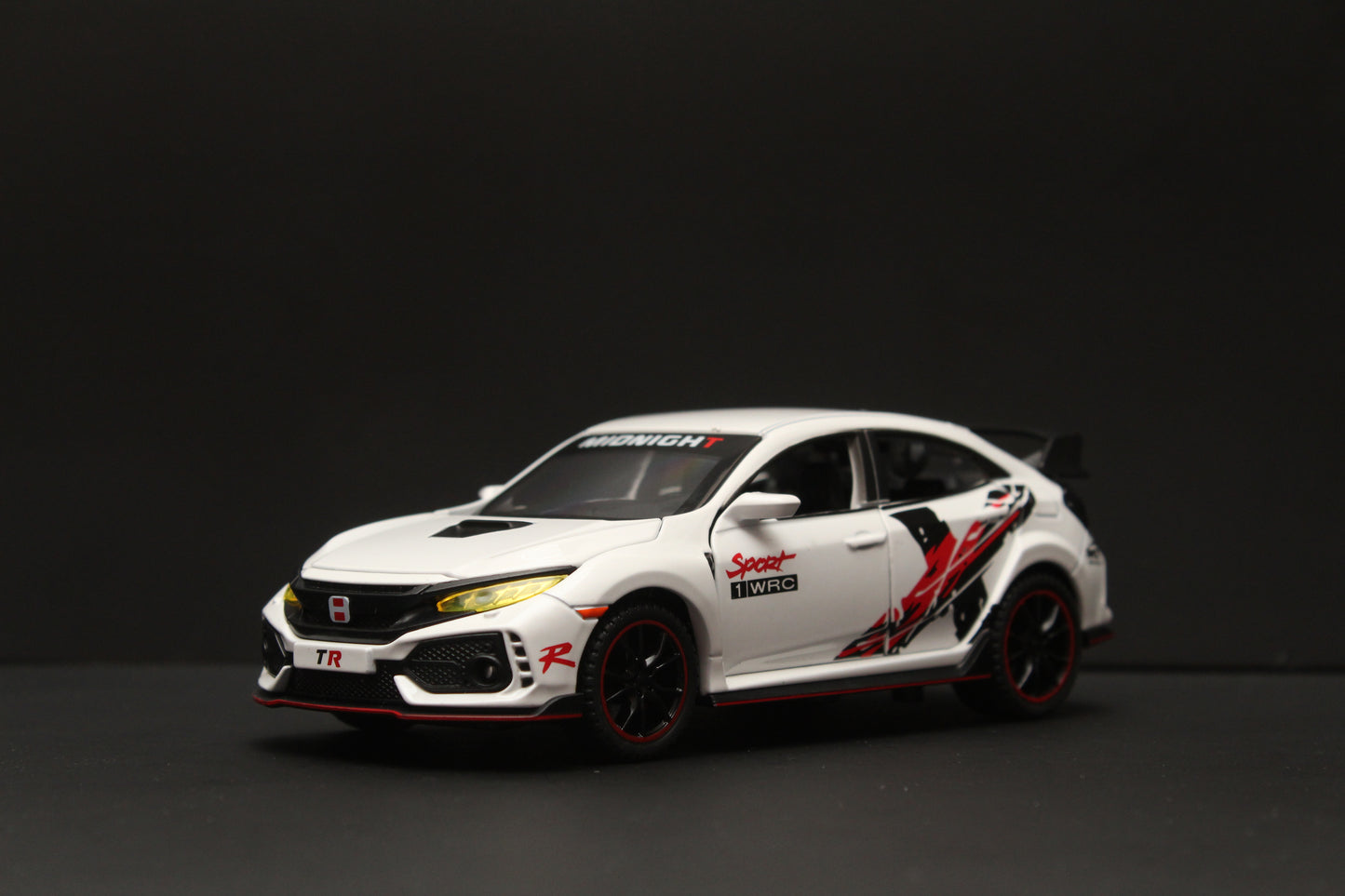1:32 Honda Civic White Diecast - Kunju Vandi