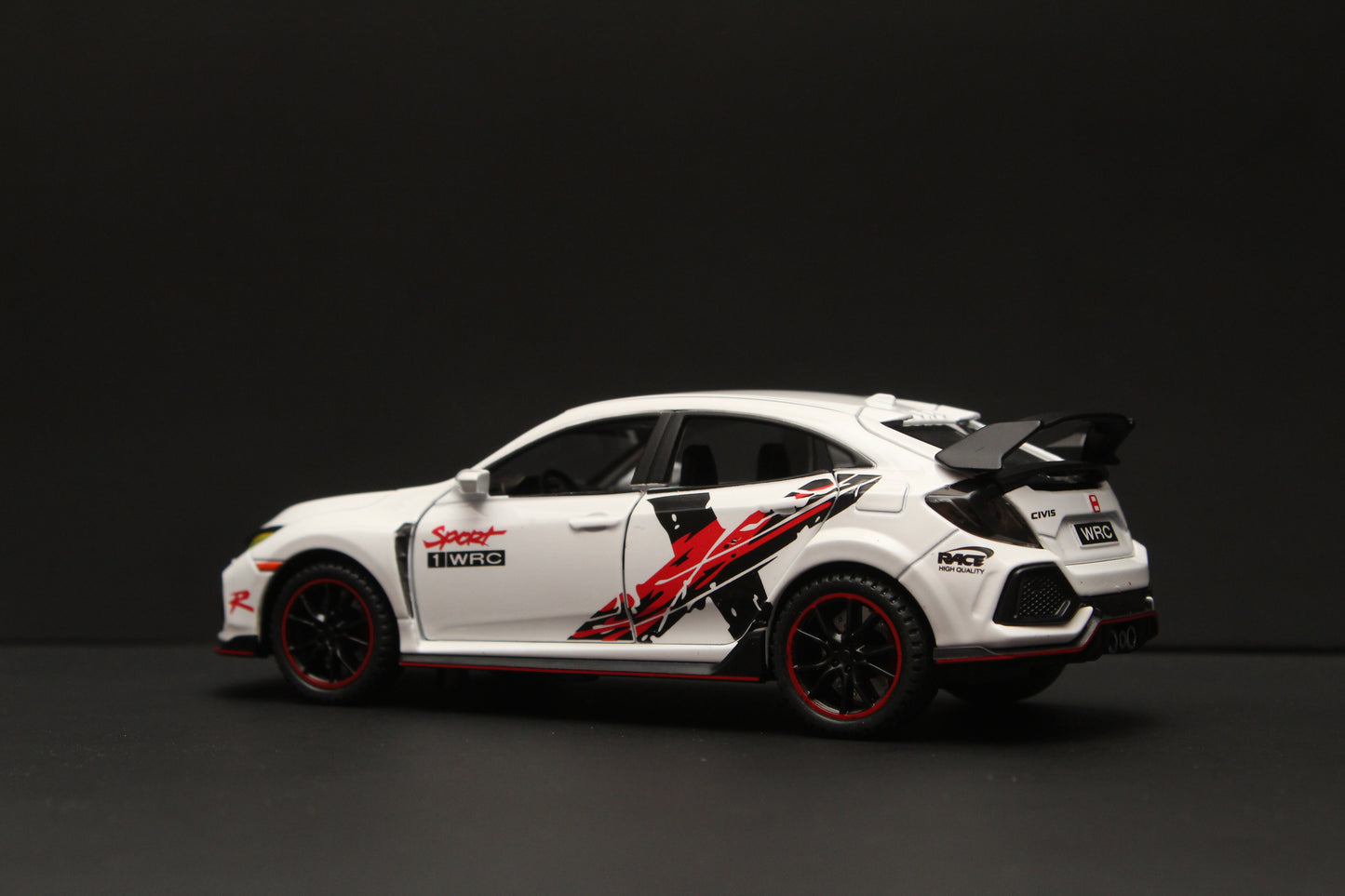 1:32 Honda Civic White Diecast - Kunju Vandi