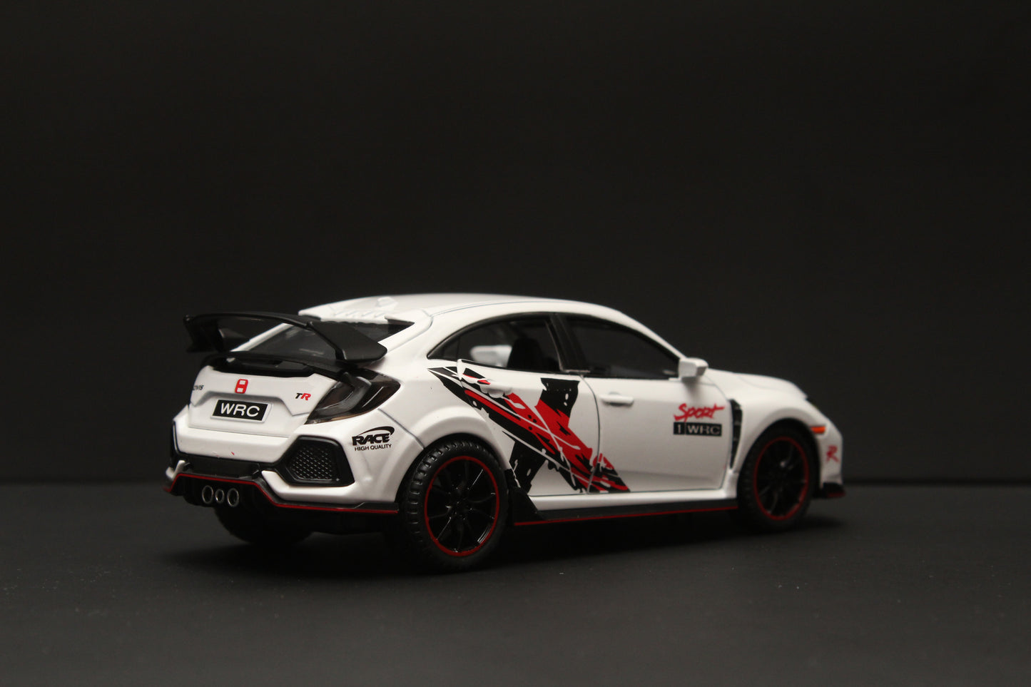 1:32 Honda Civic White Diecast - Kunju Vandi
