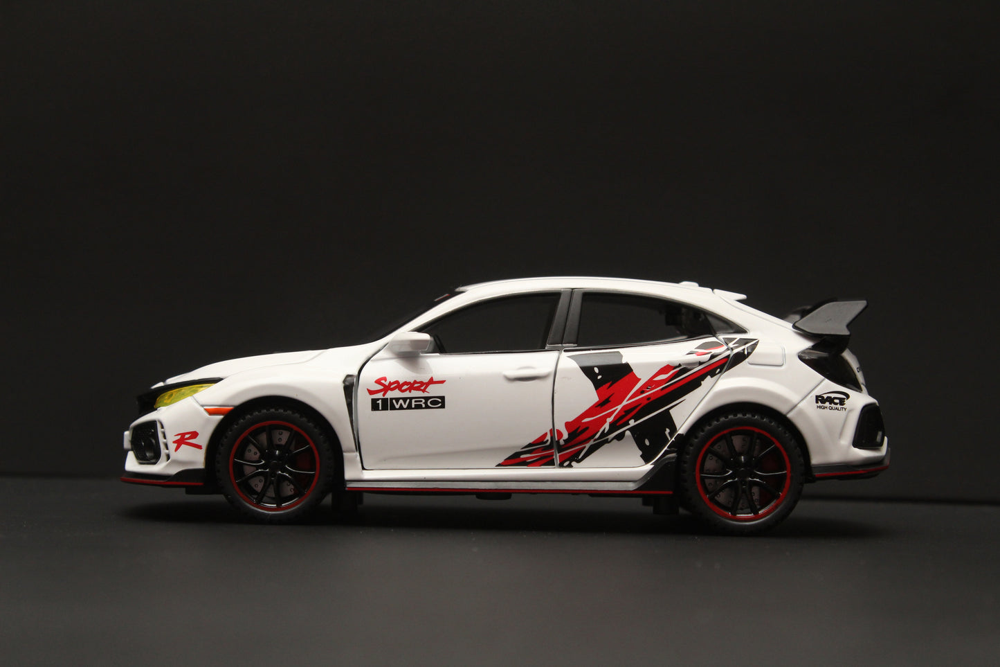 1:32 Honda Civic White Diecast - Kunju Vandi