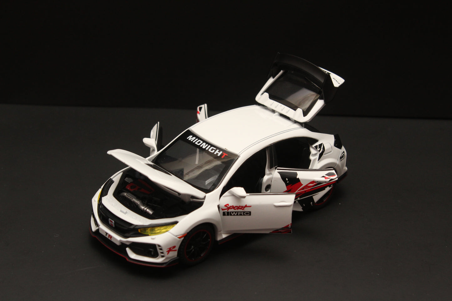 1:32 Honda Civic White Diecast - Kunju Vandi