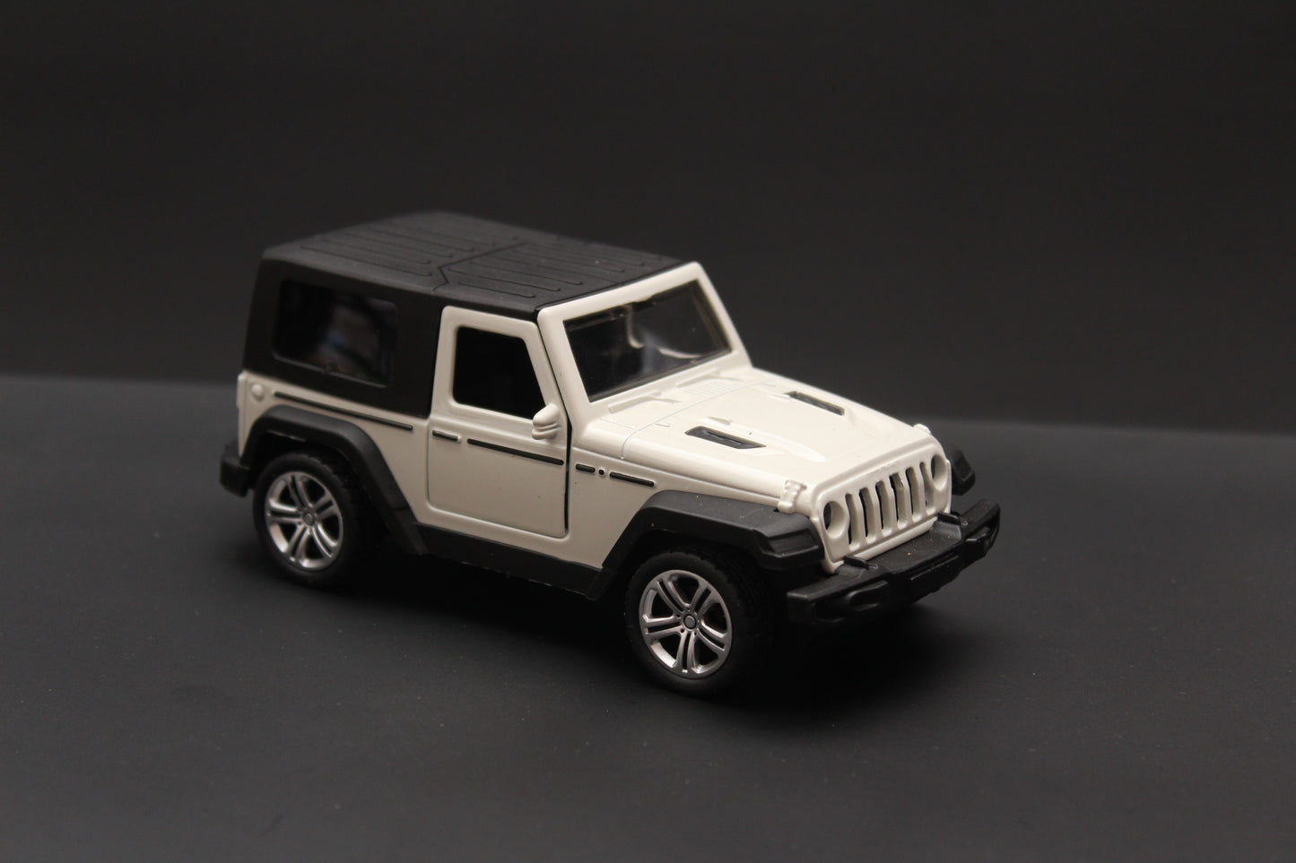 1:32 Jeep White Diecast - Kunju Vandi