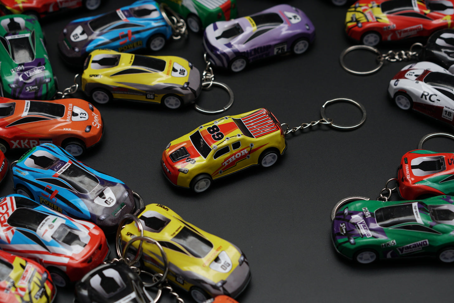 Metal Car Keychain 12Pcs Combo - Kunju Vandi