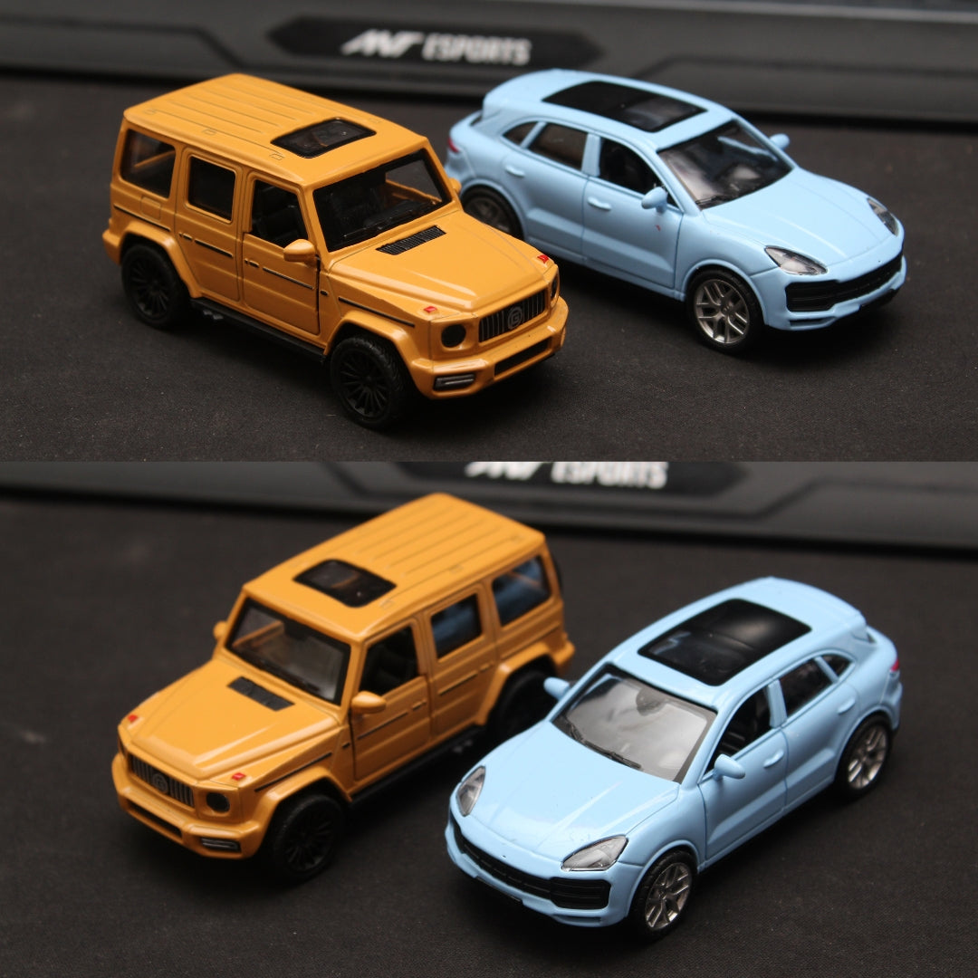 1:43 Gwagon , Porsche Diecast Combo - Kunju Vandi