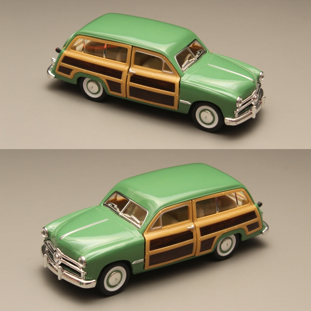 1:40 kinsmart Ford Woody Wagon Green - Kunju Vandi