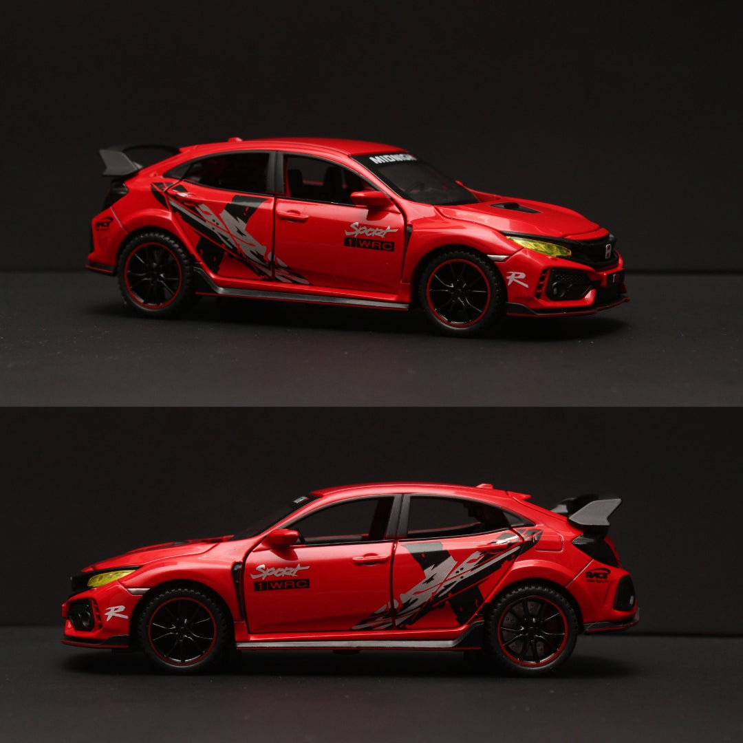 1:32 Honda Civic Red Diecast