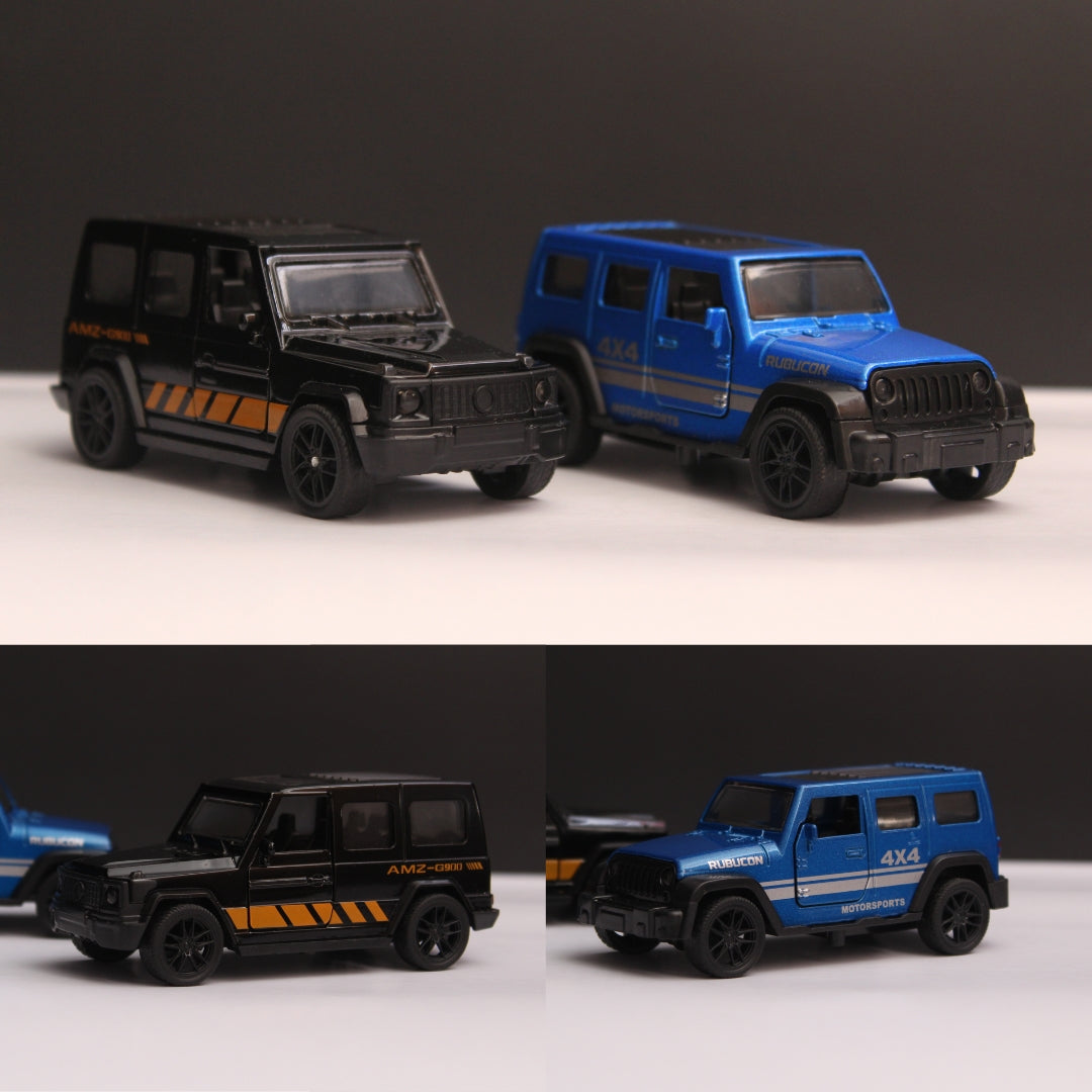 1:43 Gwagon , Rubicon Diecast Combo - Kunju Vandi