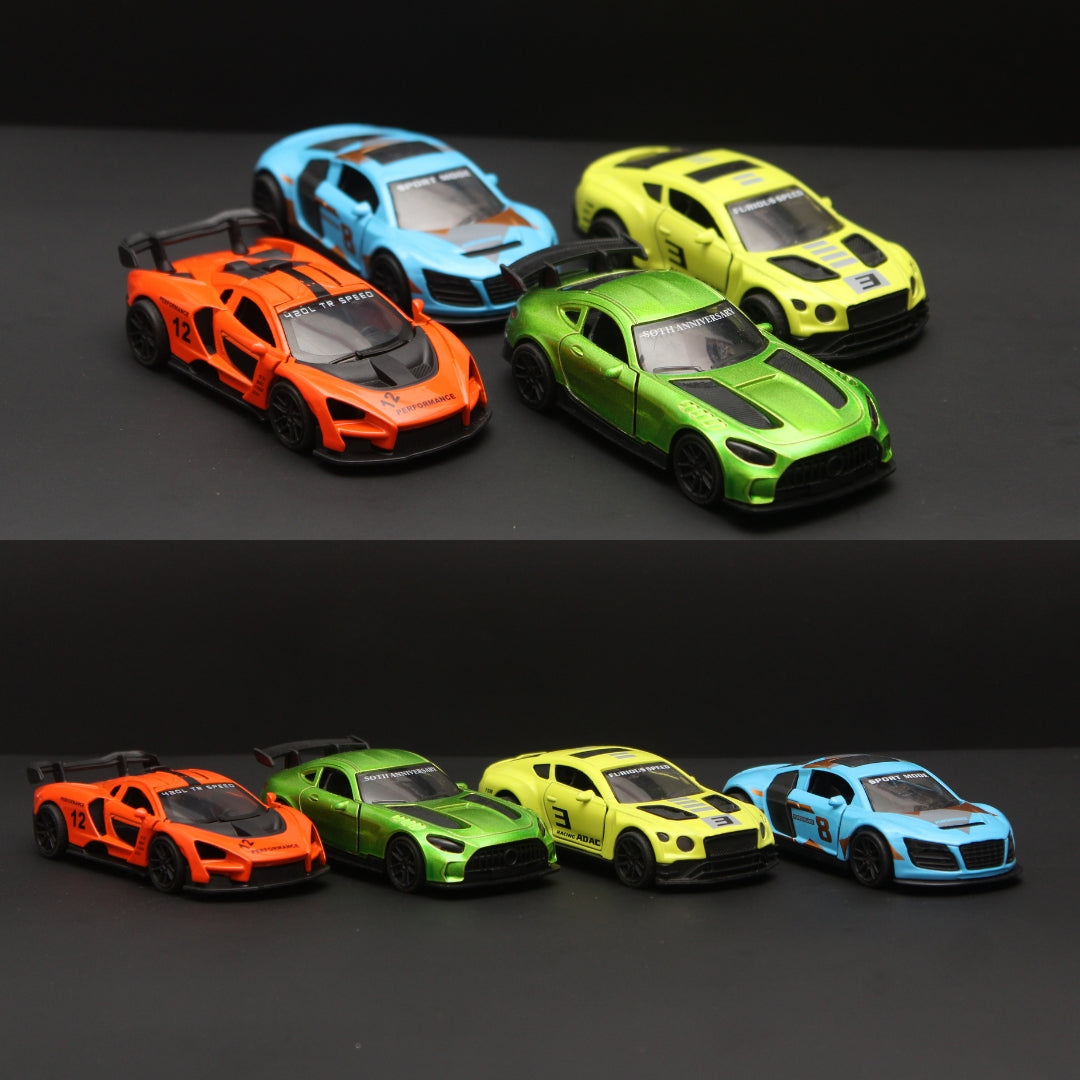 1:43 4Pcs Diecast Combo - Kunju Vandi