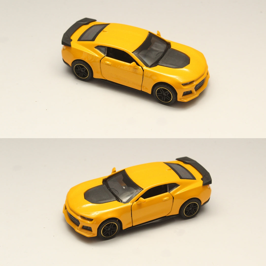 1:43 Camaro Diecast yellow - Kunju Vandi