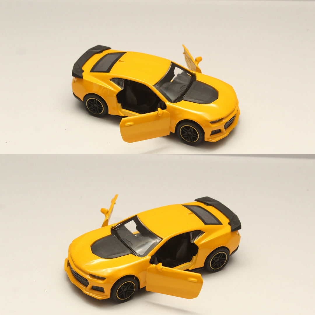1:43 Camaro Diecast yellow - Kunju Vandi