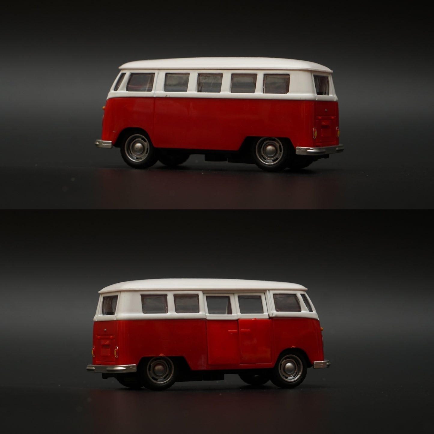 Volkswagen T1 Diecast, Red-White - Kunju Vandi